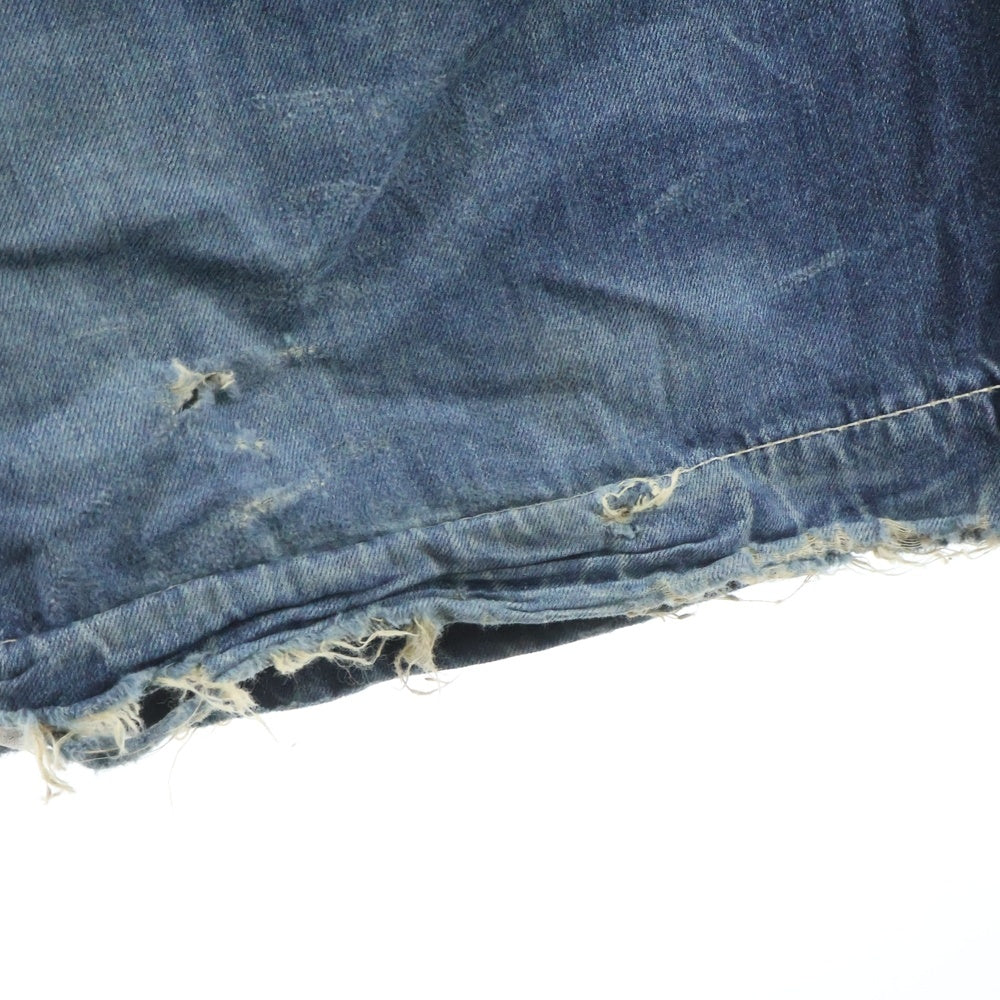 MAISON MIHARAYASUHIRO(メゾンミハラヤスヒロ) 24AW Painted Baker Jeans ペイント ベイカー デニム インディゴ A13PT025