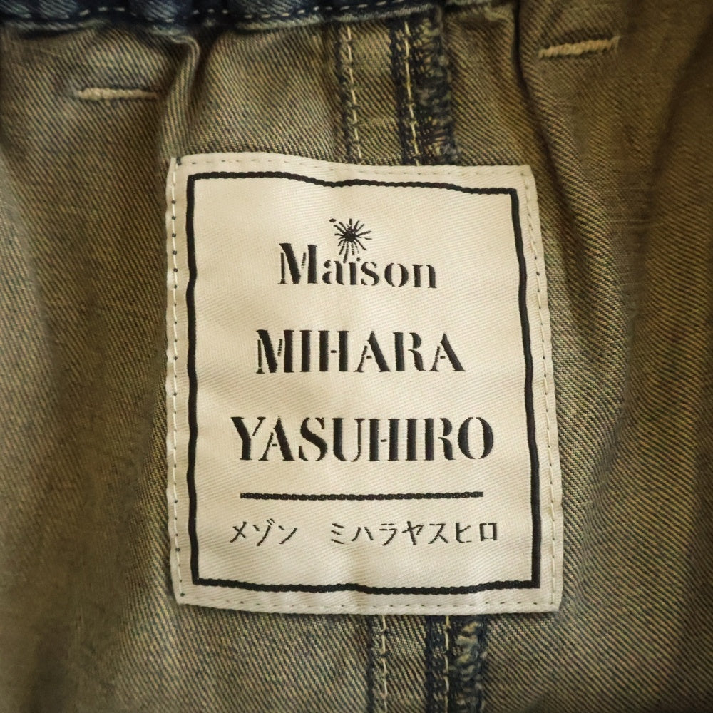 MAISON MIHARAYASUHIRO(メゾンミハラヤスヒロ) 24AW Painted Baker Jeans ペイント ベイカー デニム インディゴ A13PT025