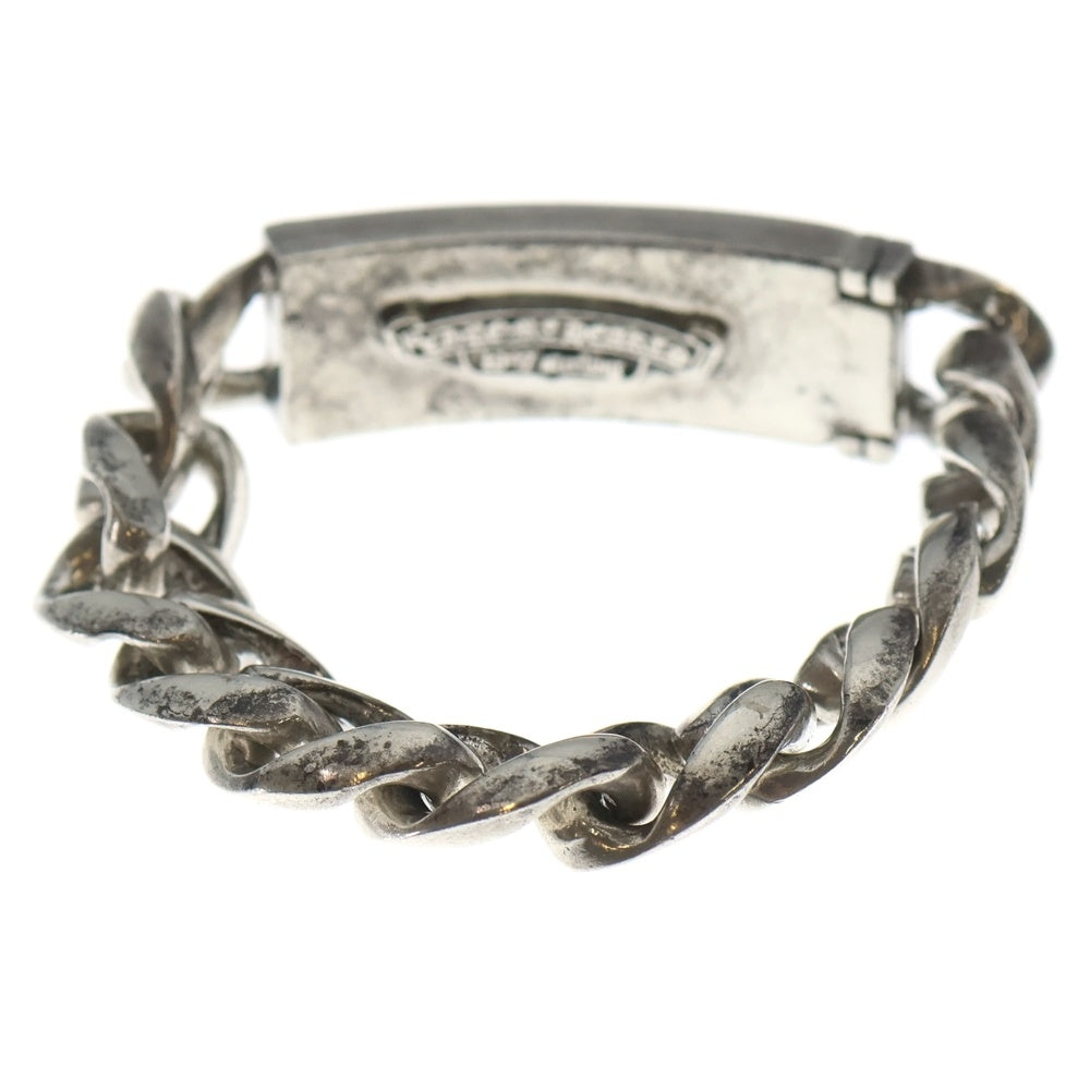 CHROME HEARTS(クロムハーツ) ID FLORAL CRS フローラルクロスIDクラシックリンク ブレスレット 11LINK シルバー BCA164
