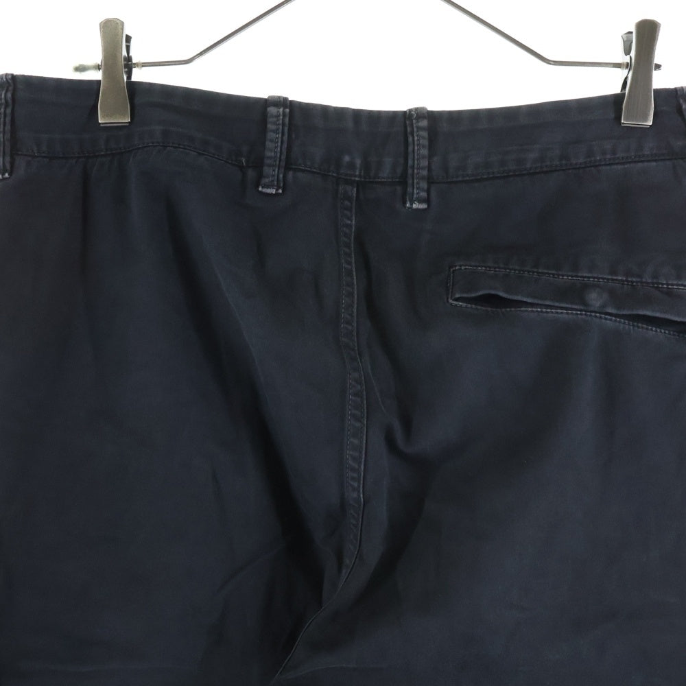 STONE ISLAND(ストーンアイランド) TYPE RE-T ガーメントダイ サイドロゴワッペン カーゴパンツ ブラック