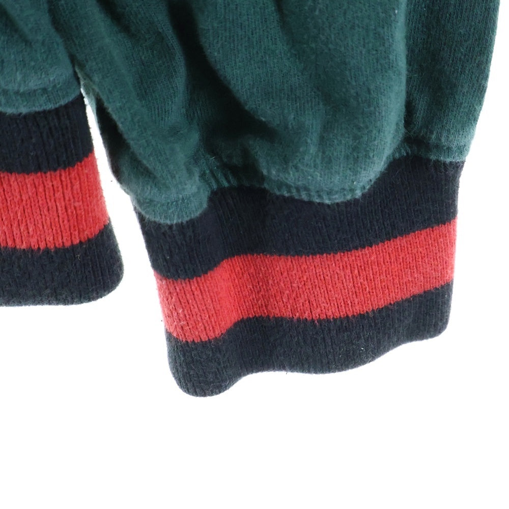 STUSSY(ステューシー) Long Sleeve Polo Shirt 長袖ポロシャツ ラガーシャツ グリーン/レッド/ホワイト/ブラック