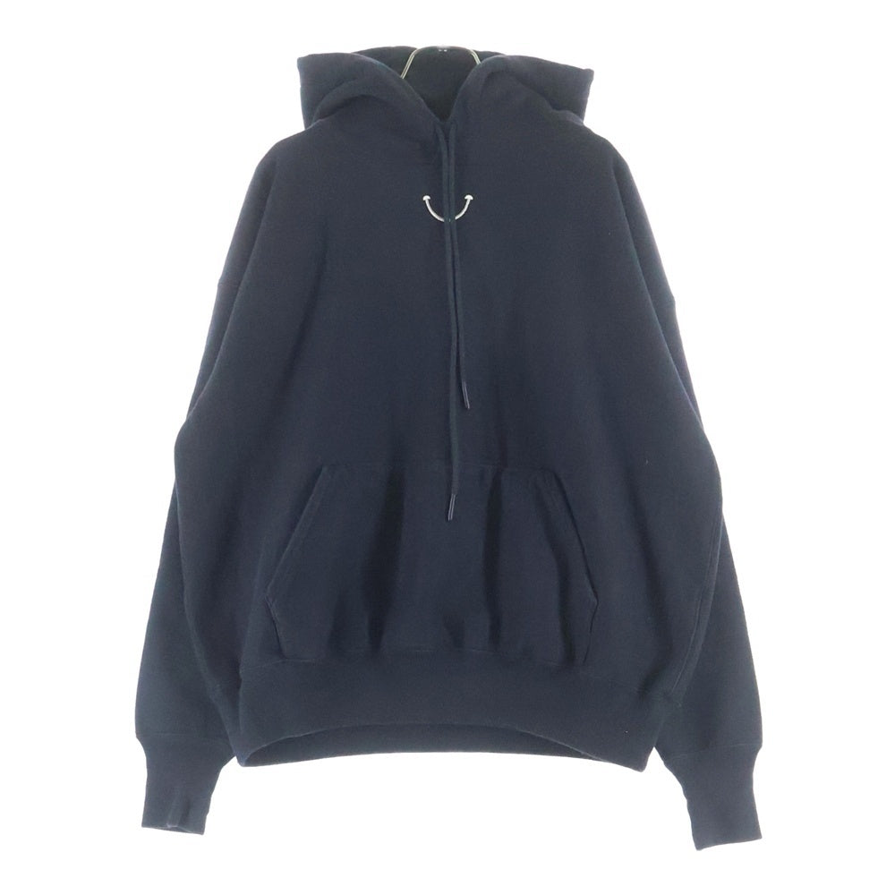 READY MADE(レディメイド) 23AW SMILE HOODIE スマイルフーディー スウェット プルオーバーパーカー ブラック RE-CO-BK-00-00-245