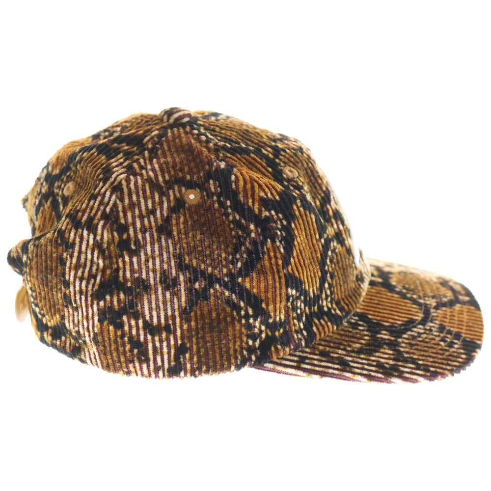 Palace Skateboards(パレススケートボーズ) 24AW CORDUROY P PAL HAT コーデュロイ ロゴキャップ 帽子 ブラウン