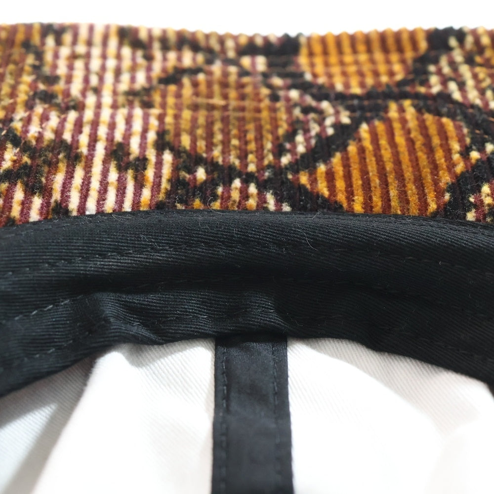 Palace Skateboards(パレススケートボーズ) 24AW CORDUROY P PAL HAT コーデュロイ ロゴキャップ 帽子 ブラウン