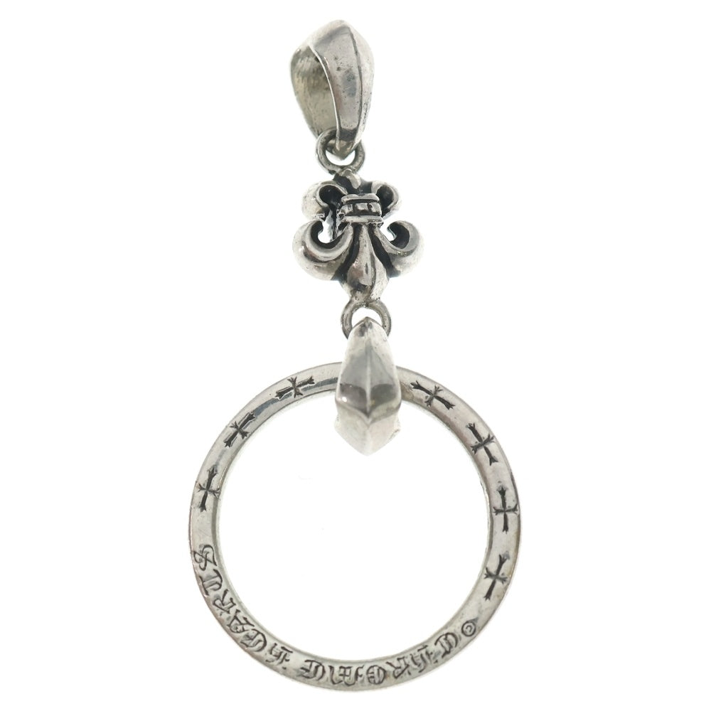 CHROME HEARTS(クロムハーツ) BS FLEUR CHARM EYEWEAR LOOP NTFL BSフレアチャーム アイウェアループ NTFL ネックレストップ シルバー