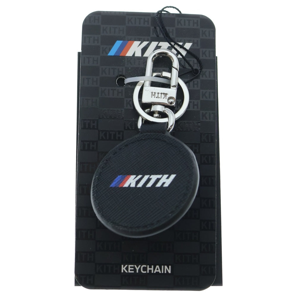 KITH(キス) 24AW ×BMW Rondel Leather Keyring レザー キーリング ブラック