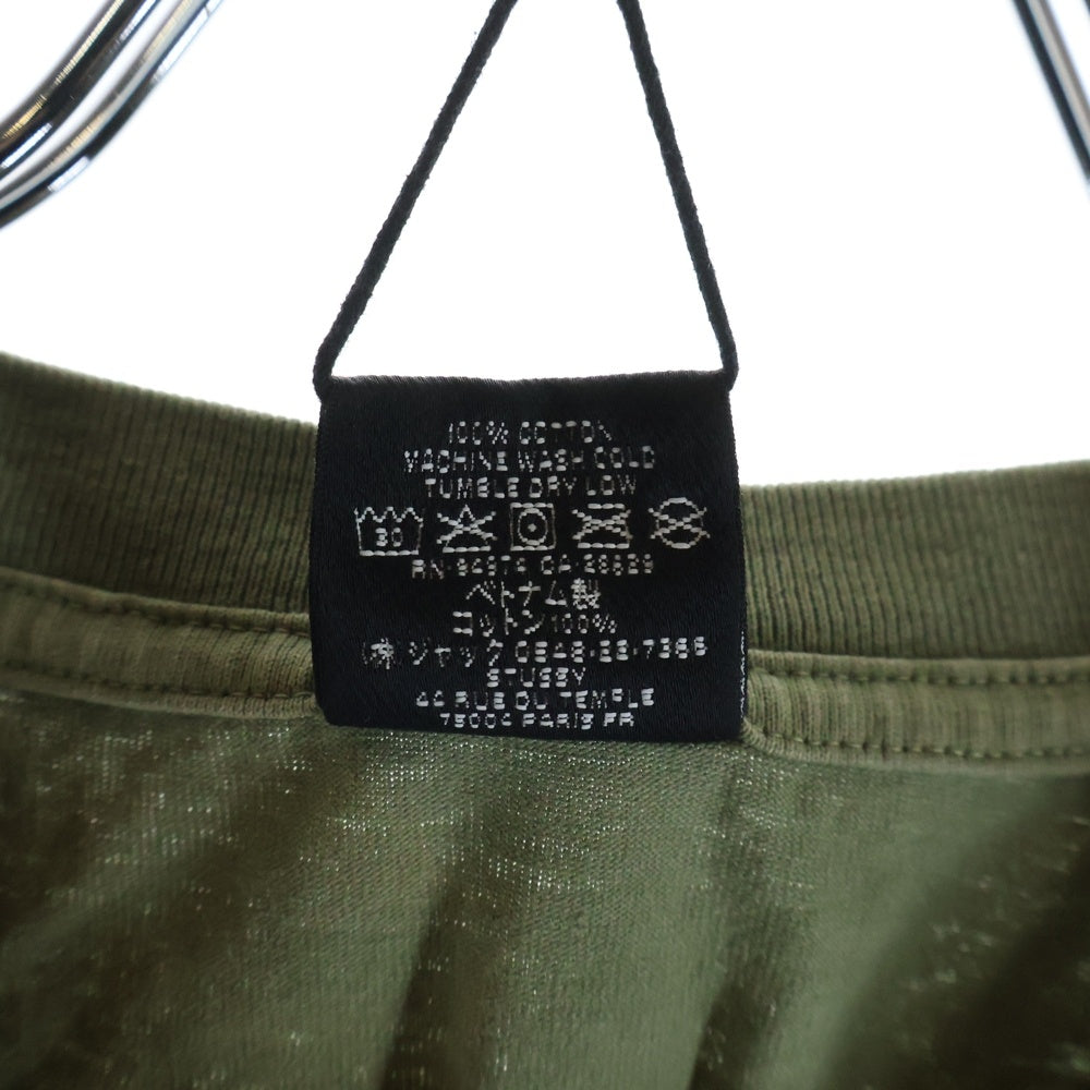 STUSSY(ステューシー) Pigment Dyed ピグメントダイ 半袖Tシャツ カットソー カーキ 1140320