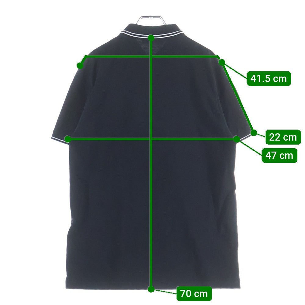 STONE ISLAND(ストーンアイランド) Patch Polo 胸元ロゴ 半袖ポロシャツ 81152SC18 A0029 ブラック