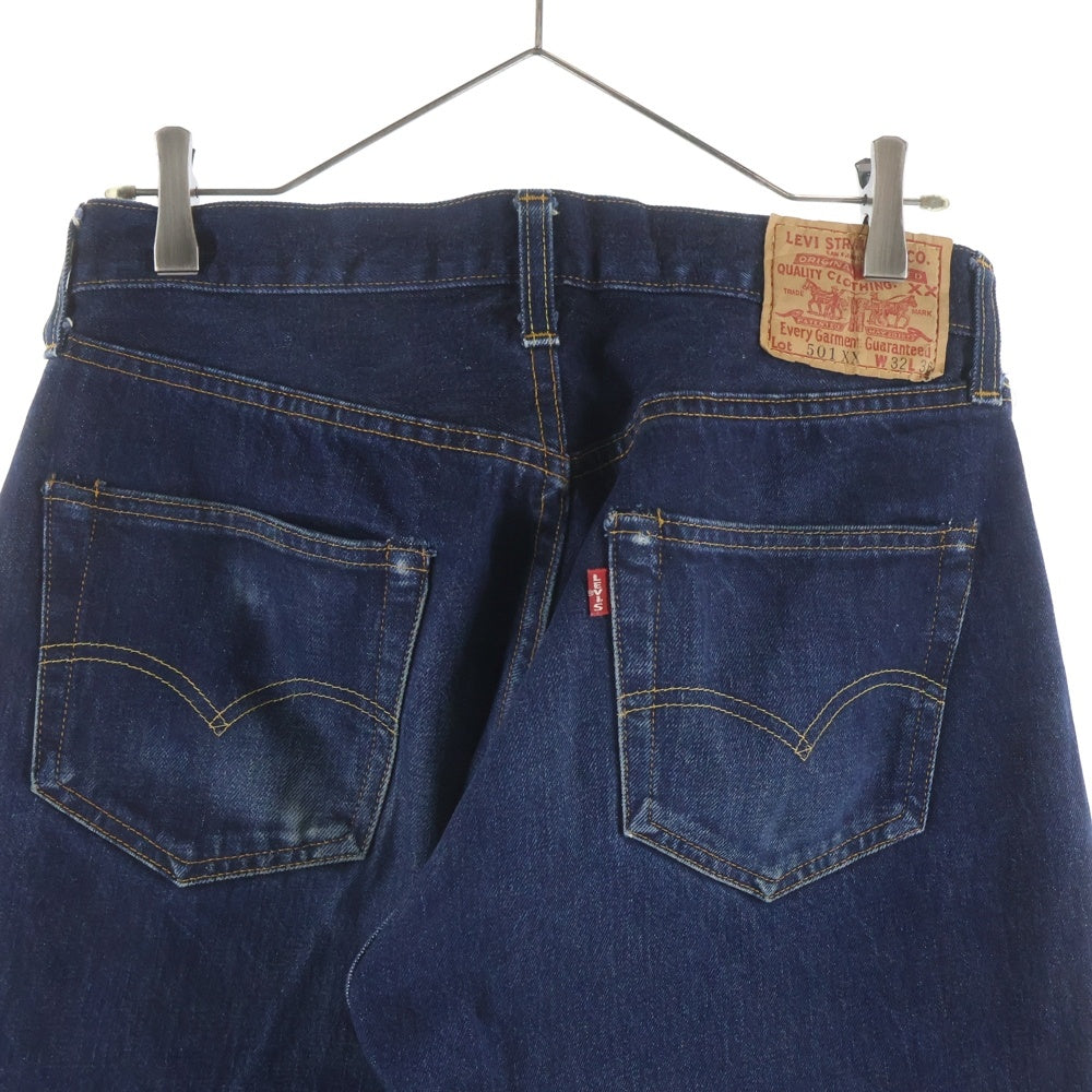 Levi's(リーバイス) 00s 501XX ボタン裏555 BIGE バレンシア製 復刻 ストレートデニムパンツ インディゴ