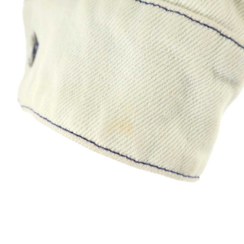 LOUIS VUITTON(ルイヴィトン) Light Blue Denim Jacket デニムジャケット モノグラム ライトブルー/ブラウン レディース RW212B TRD FLVE65