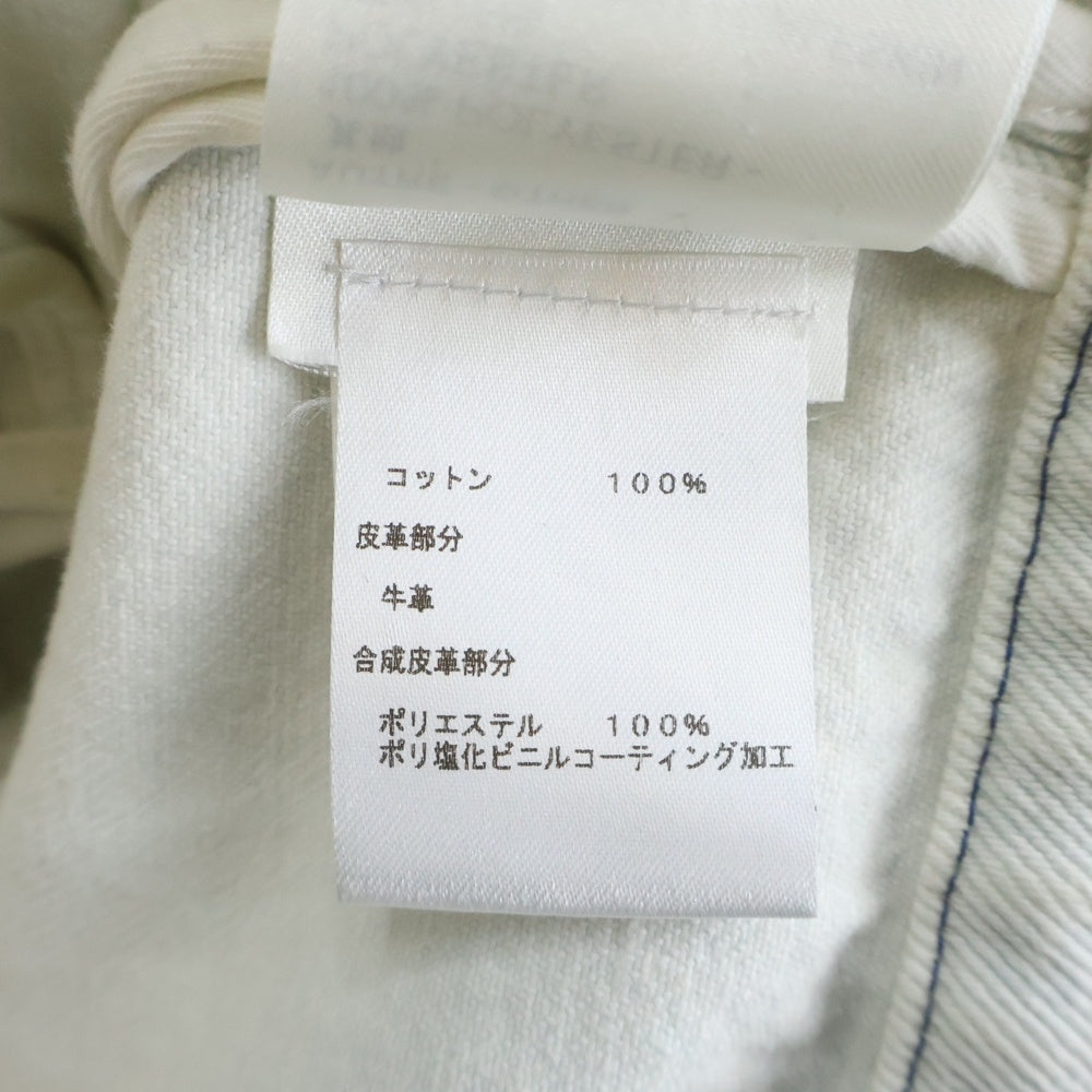LOUIS VUITTON(ルイヴィトン) Light Blue Denim Jacket デニムジャケット モノグラム ライトブルー/ブラウン レディース RW212B TRD FLVE65
