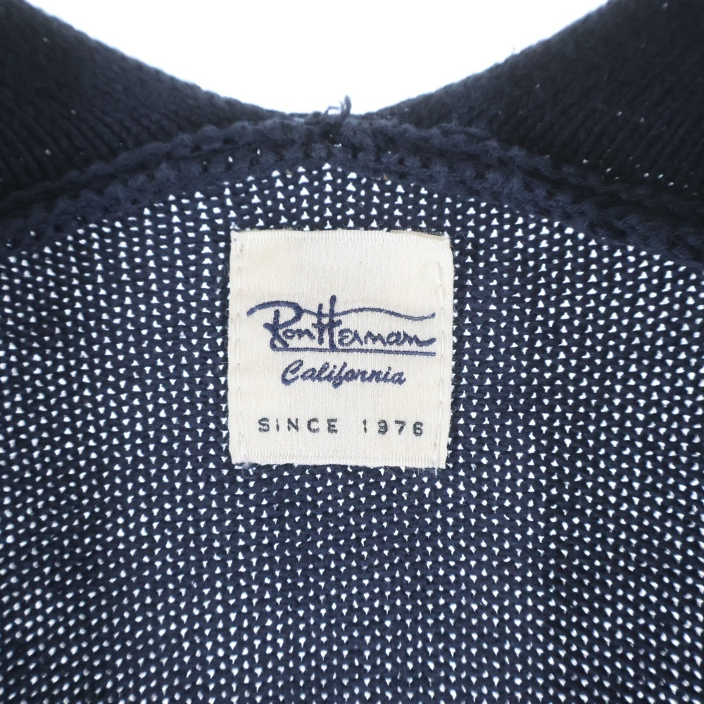 RON HERMAN(ロンハーマン) コットン リネンカーディガン ネイビー 3720800019