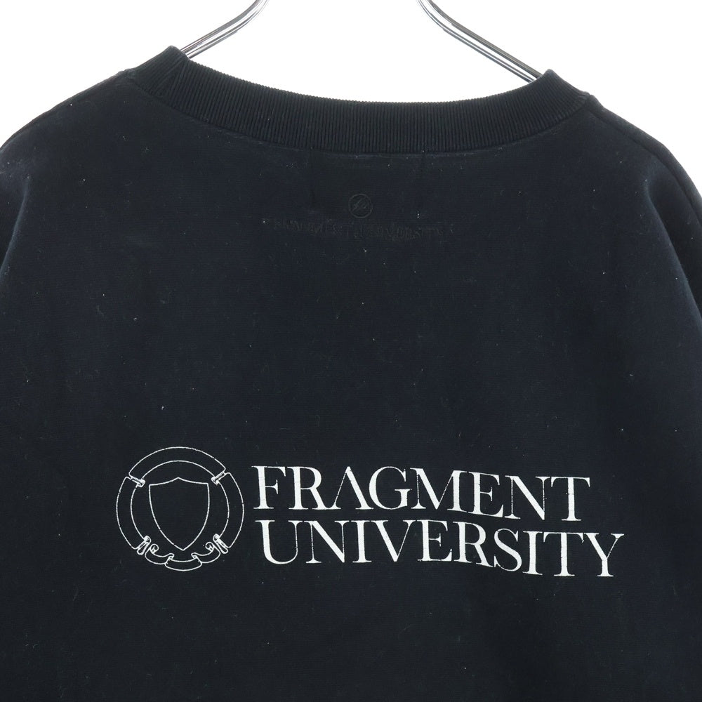 FRAGMENT DESIGN(フラグメントデザイン) FRGMT UNV C/N SWEAT クルーネックスウェット トレーナー ブラック FRGMT-S2
