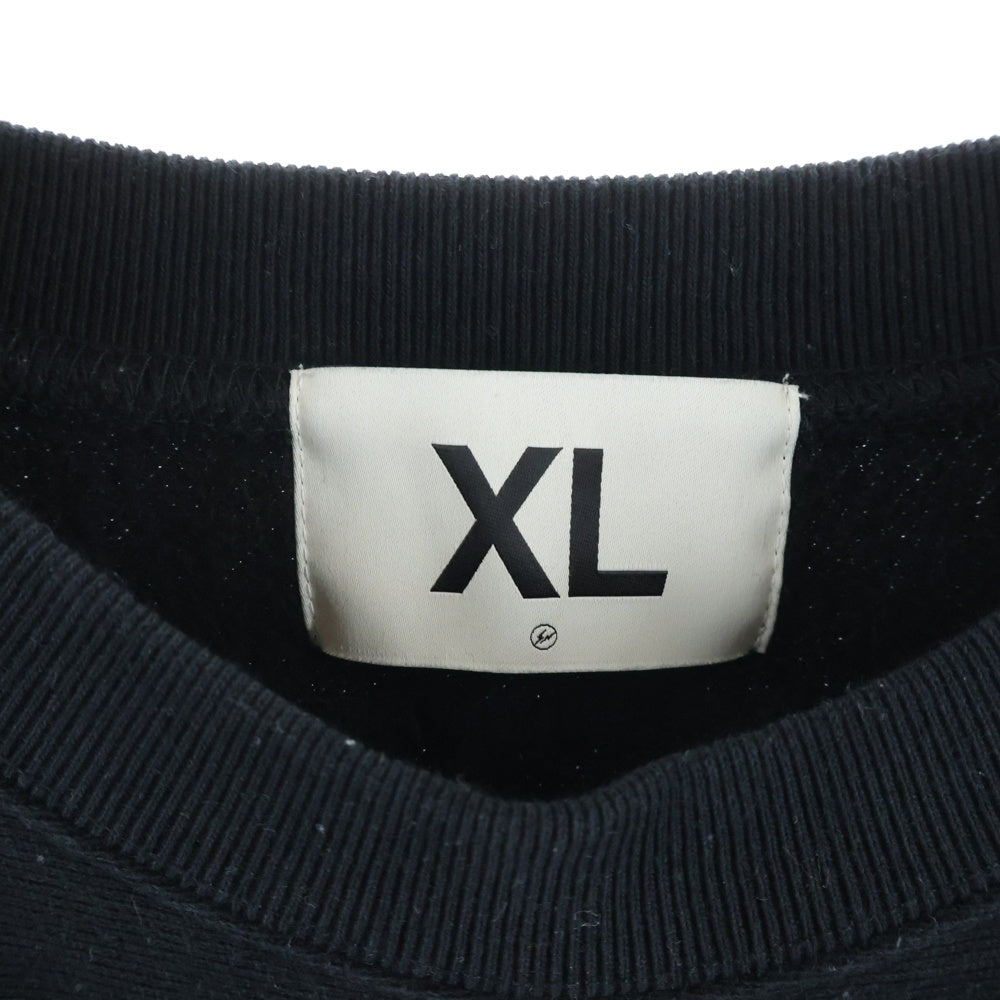 FRAGMENT DESIGN(フラグメントデザイン) FRGMT UNV C/N SWEAT クルーネックスウェット トレーナー ブラック FRGMT-S2