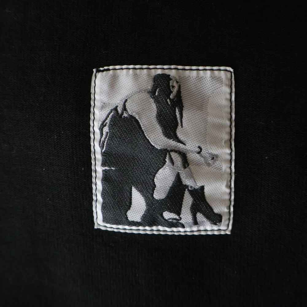 DRKSHDW(ダークシャドウ) 25SS WALRUS T ウォールラスT 半袖Tシャツ カットソー ブラック DU01E3252-RIGP