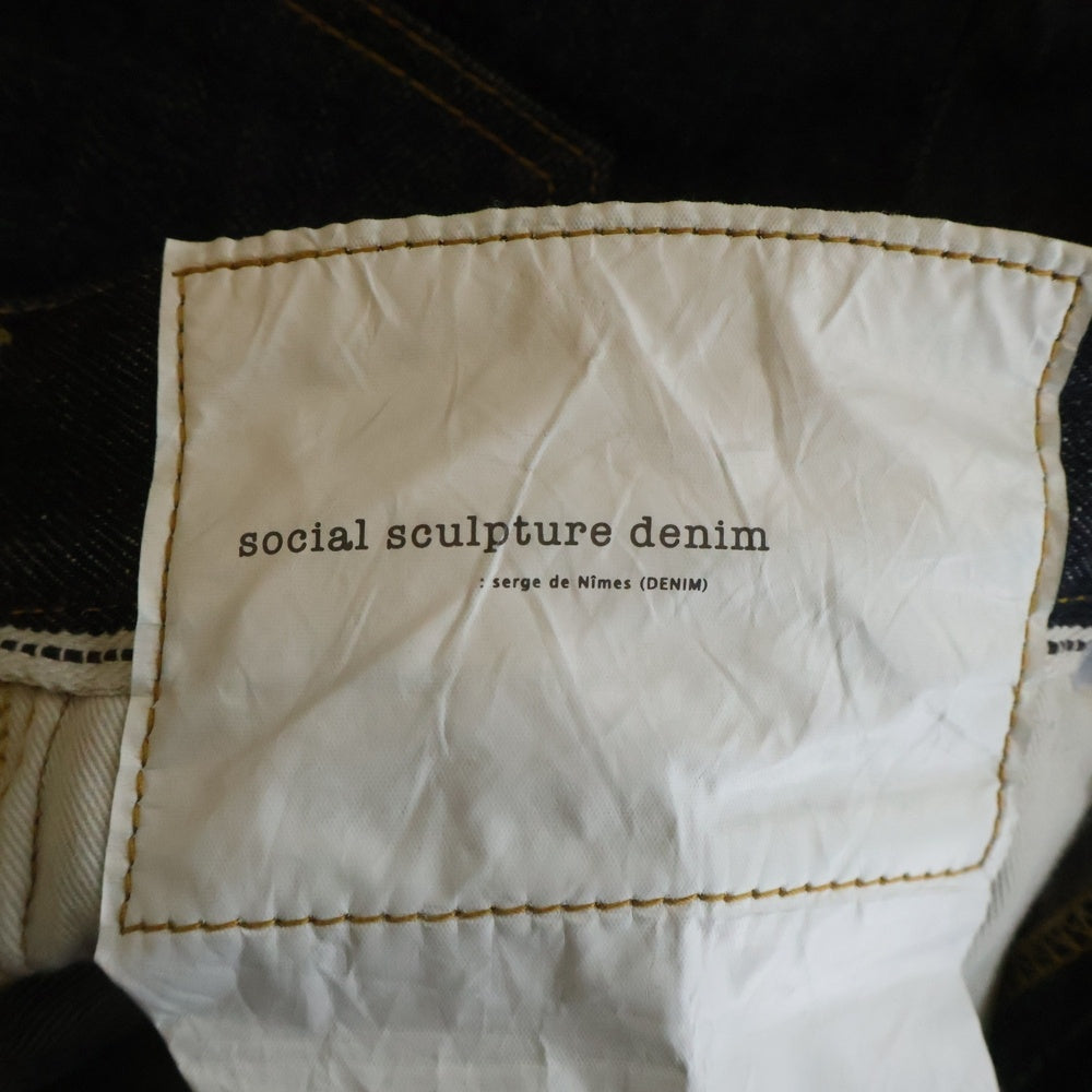 VISVIM(ヴィスヴィム) SOCIAL SCULPTURE DENIM ストレートデニムパンツ ジーンズ インディゴ 0114205005006
