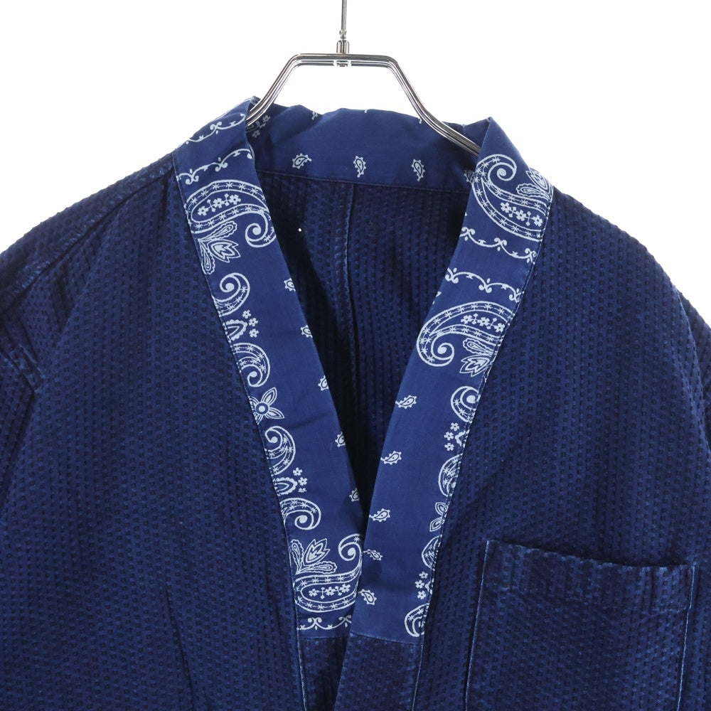 SOPH.(ソフネット) 20-21AW DENIM BIG BAND COLLAR SHIRT デニム ビッグバンドカラー 長袖シャツ インディゴ SOPH-202003