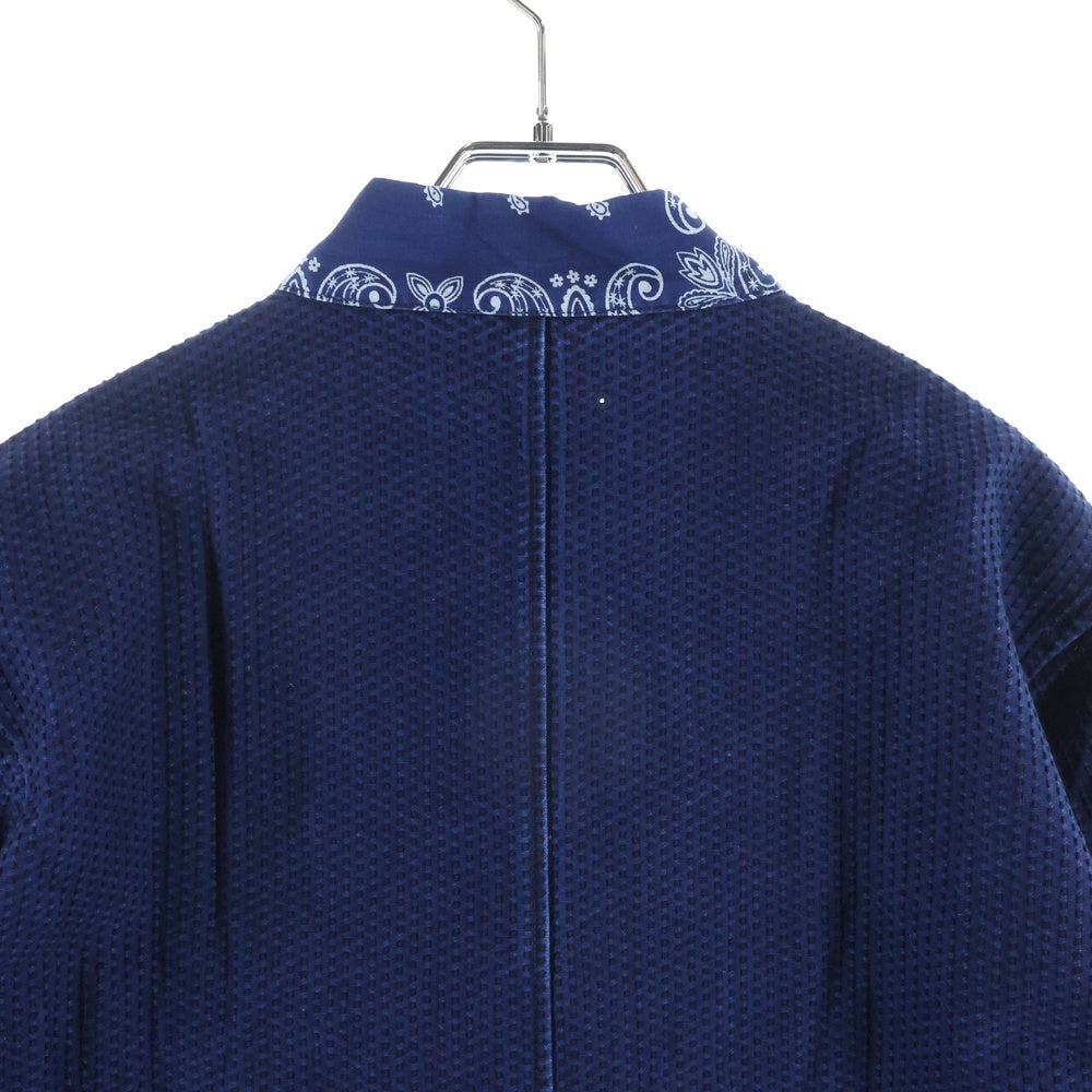 SOPH.(ソフネット) 20-21AW DENIM BIG BAND COLLAR SHIRT デニム ビッグバンドカラー 長袖シャツ インディゴ SOPH-202003