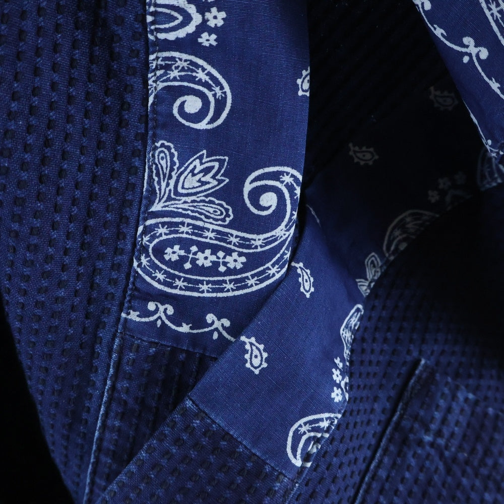 SOPH.(ソフネット) 20-21AW DENIM BIG BAND COLLAR SHIRT デニム ビッグバンドカラー 長袖シャツ インディゴ SOPH-202003