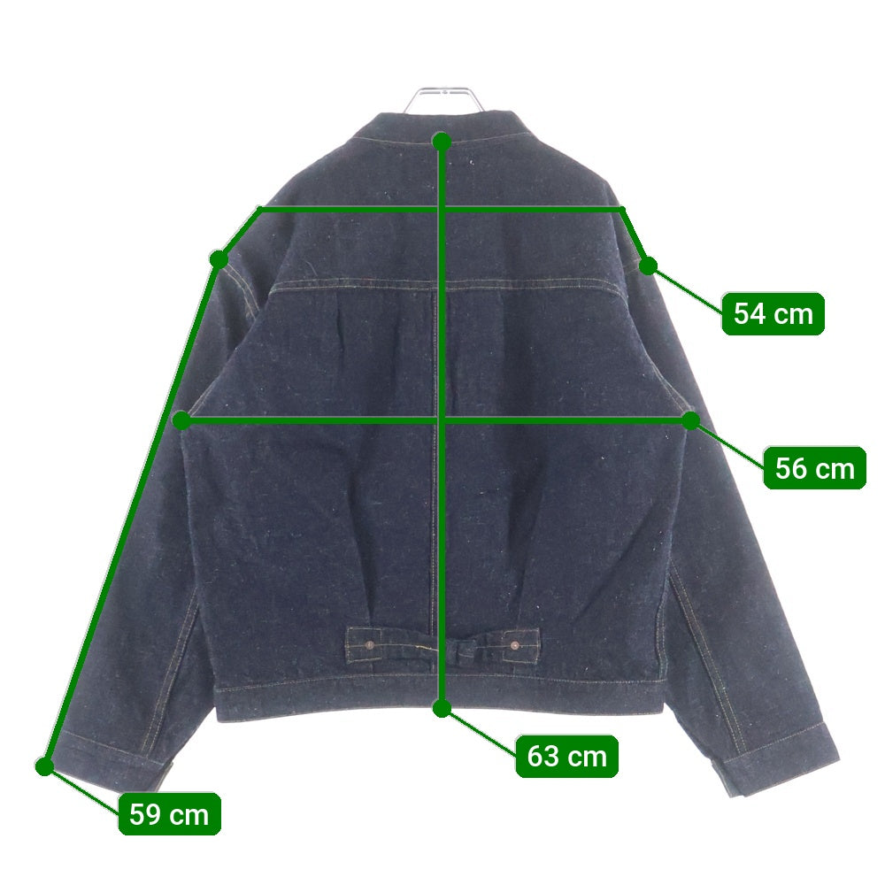 New Manual(ニュー マニュアル) ♯001 LV T-BACK DENIM JACKET 1STタイプ Tバックデニムジャケット インディゴ