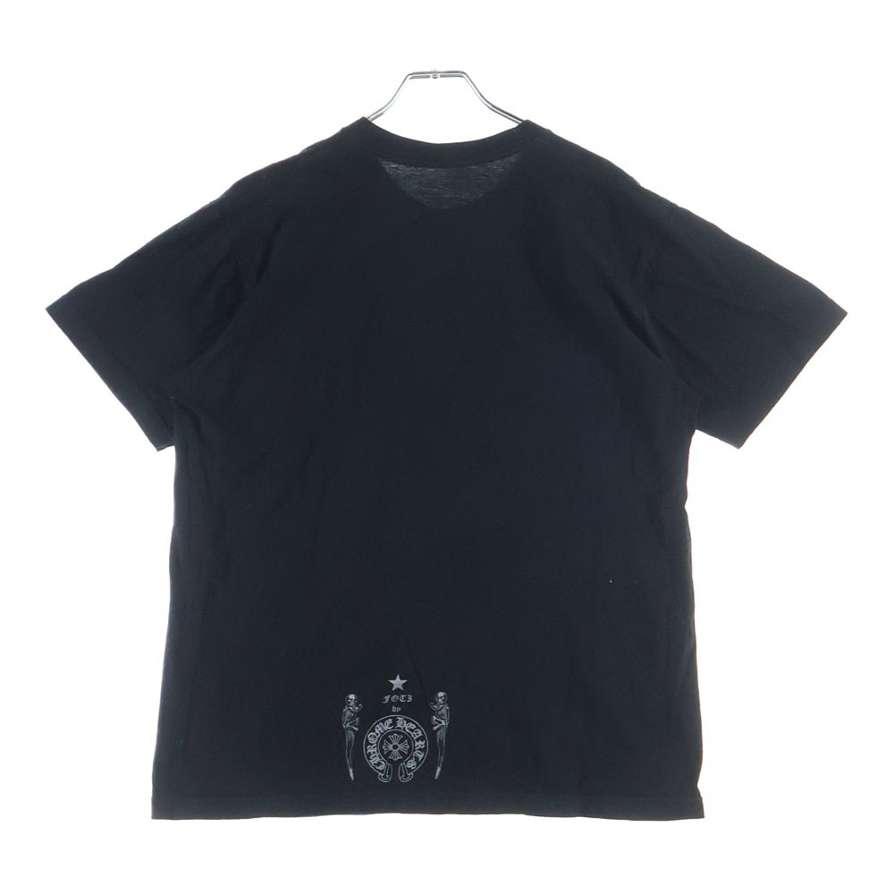 CHROME HEARTS(クロムハーツ) FOTI フロントプリント 半袖Tシャツ カットソー ブラック