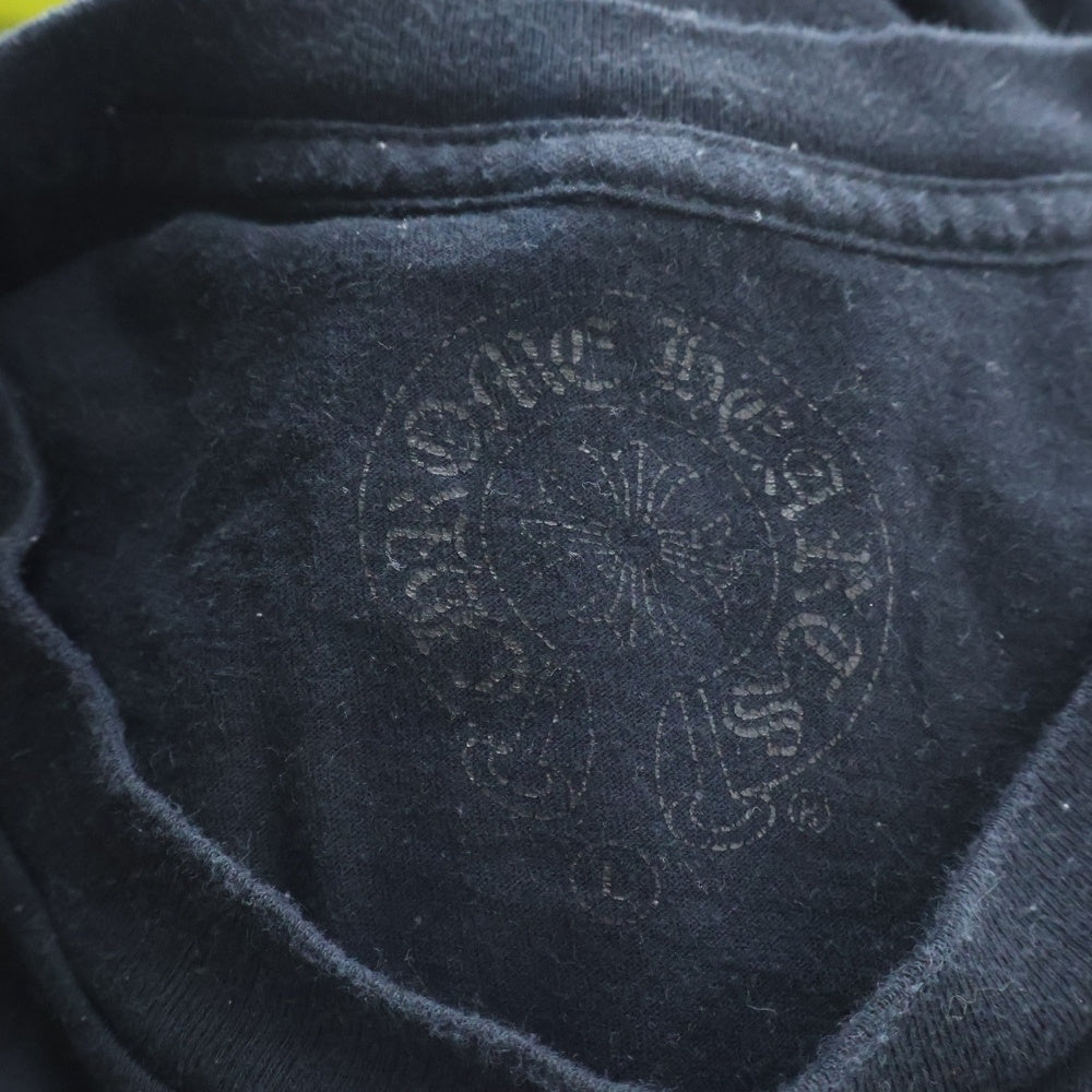 CHROME HEARTS(クロムハーツ) FOTI フロントプリント 半袖Tシャツ カットソー ブラック