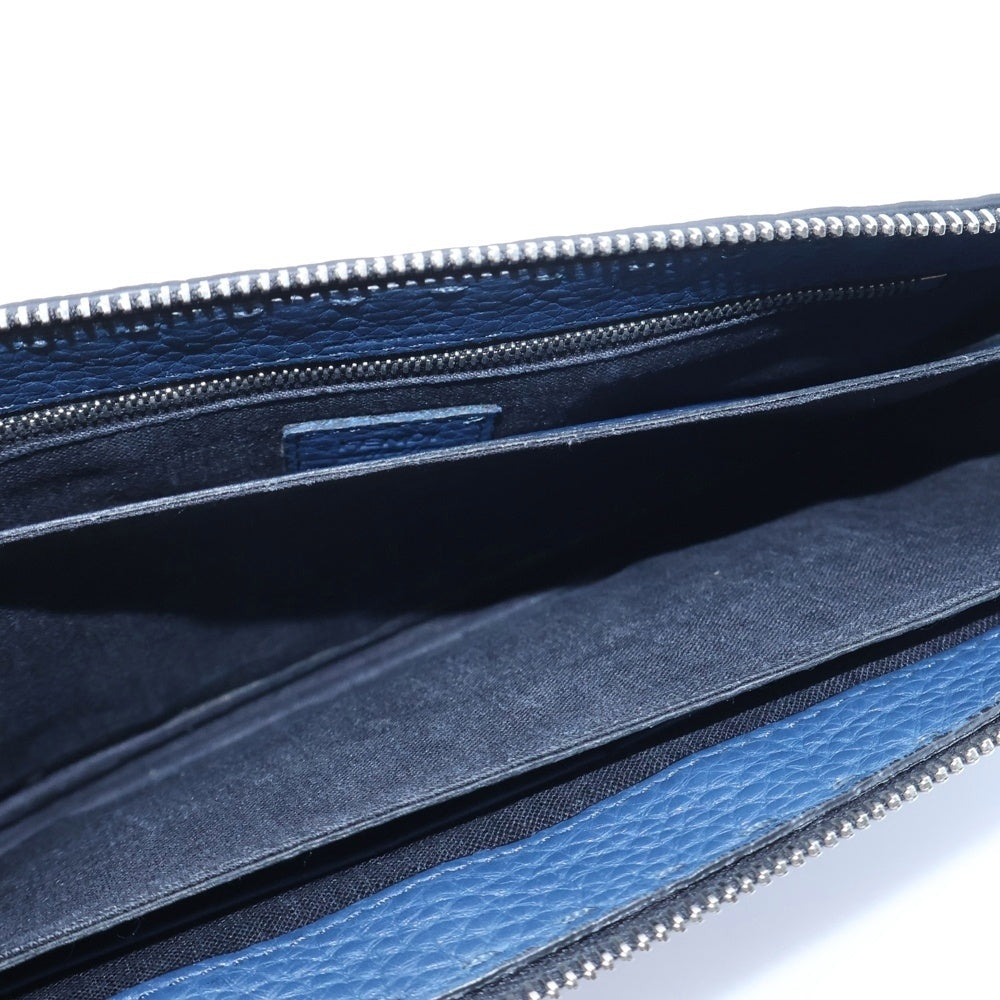 FENDI(フェンディ) セレリア レザー クラッチバッグ ブルー 7VA350-O7N-189-10429