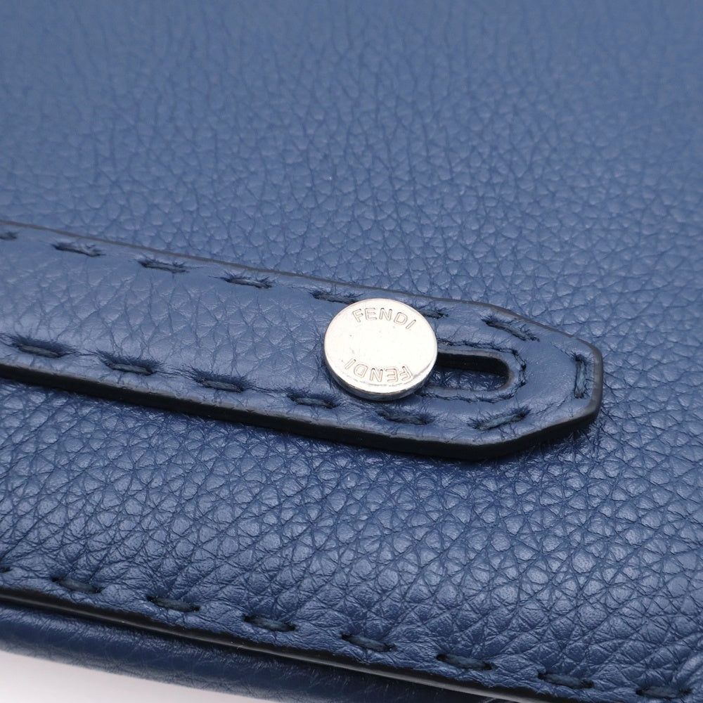 FENDI(フェンディ) セレリア レザー クラッチバッグ ブルー 7VA350-O7N-189-10429