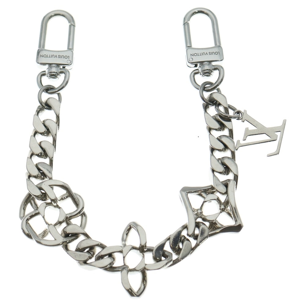 LOUIS VUITTON(ルイヴィトン) バッグチャーム ジャイアントモノグラム チェーン シルバー M01398