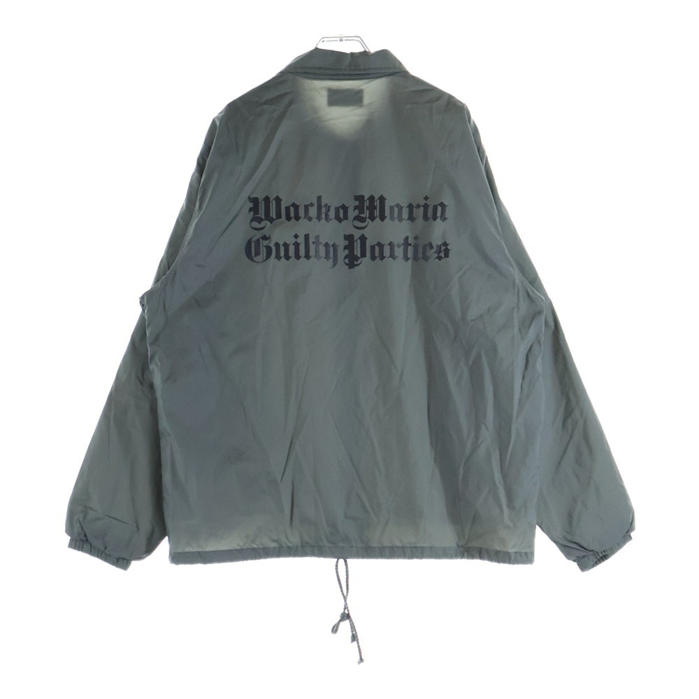 WACKO MARIA(ワコマリア) 23AW Coach Jacket コーチジャケット バックロゴ カーキ