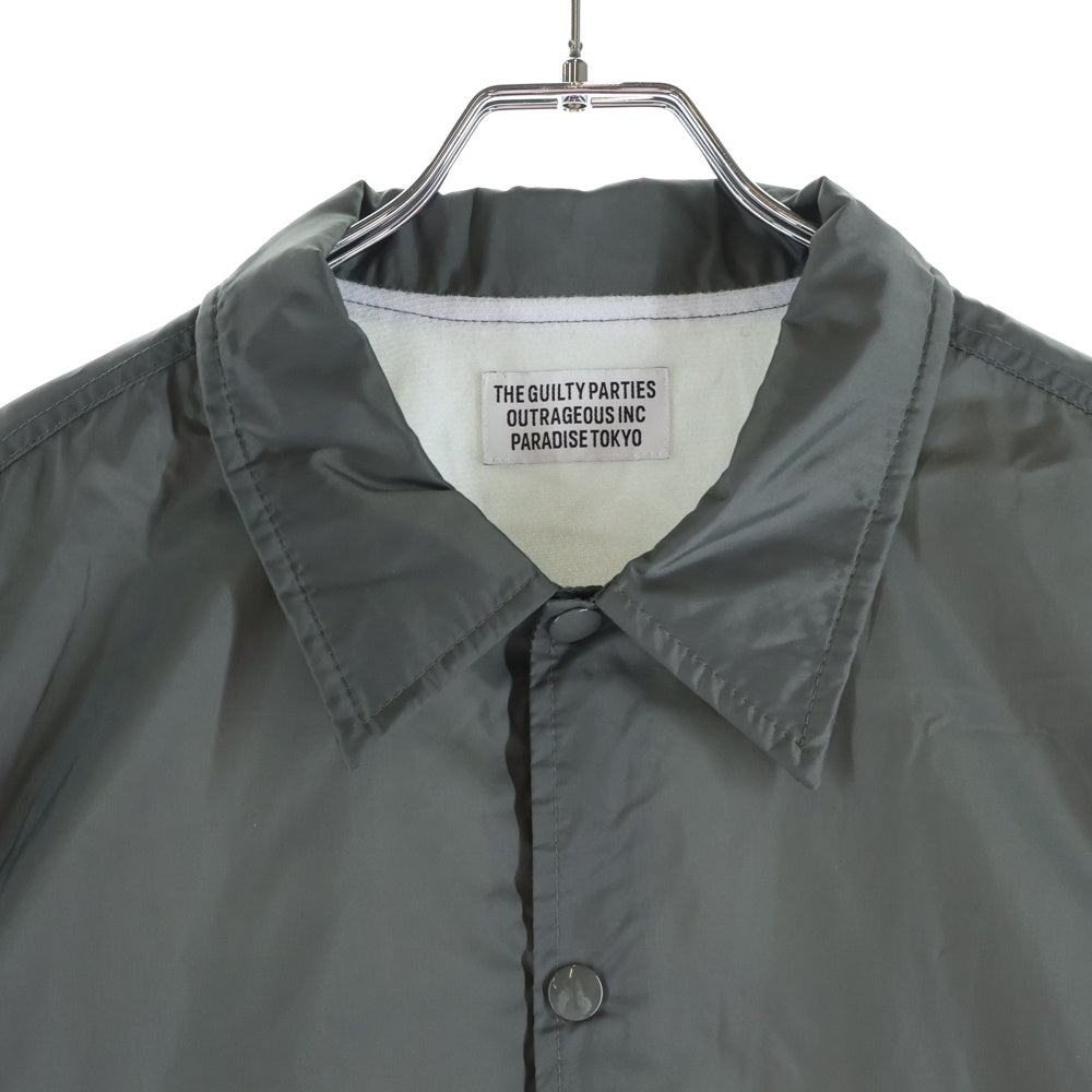 WACKO MARIA(ワコマリア) 23AW Coach Jacket コーチジャケット バックロゴ カーキ