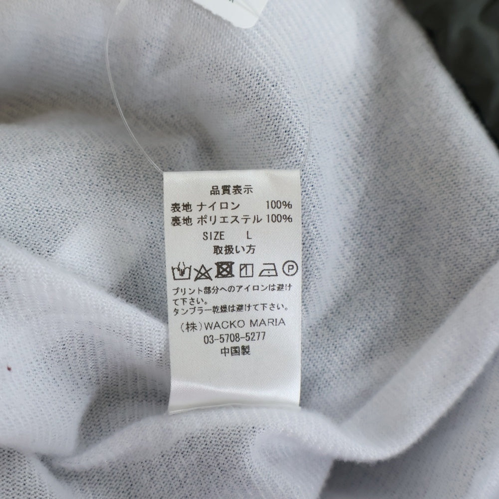 WACKO MARIA(ワコマリア) 23AW Coach Jacket コーチジャケット バックロゴ カーキ