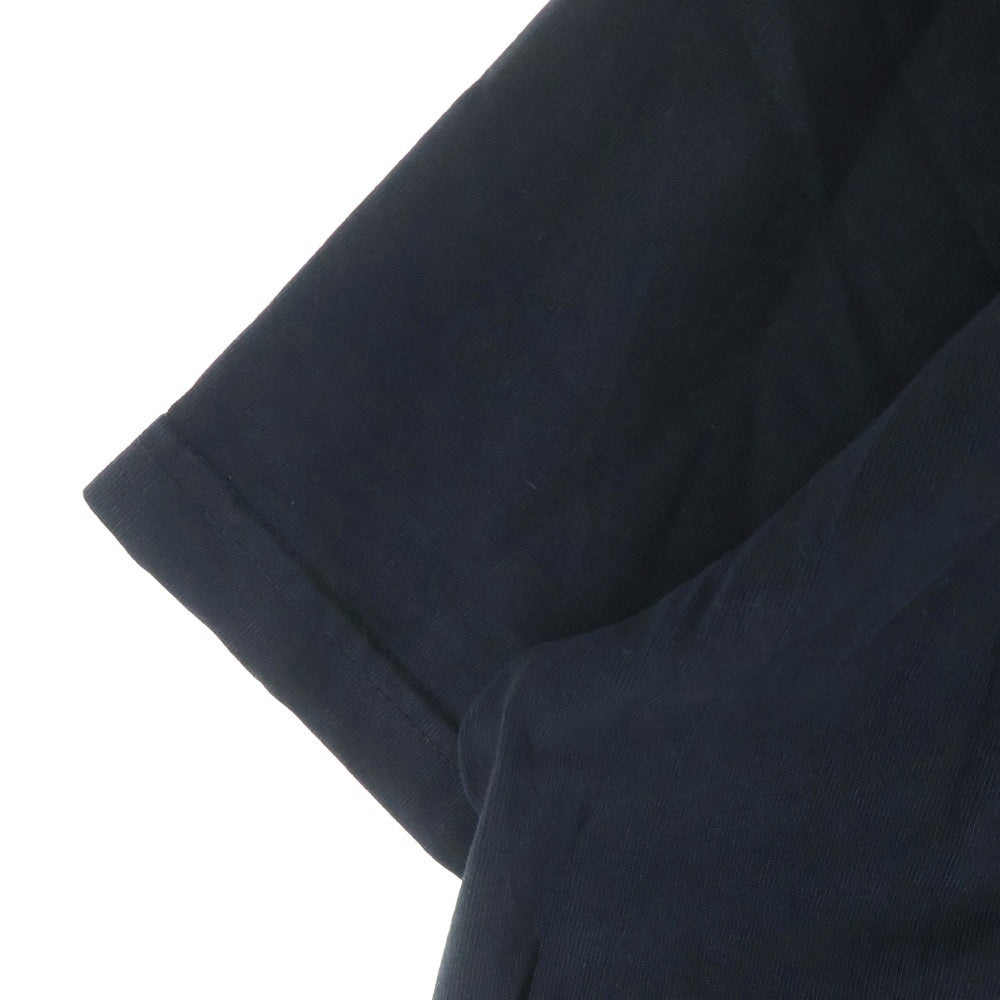 drew house(ドリューハウス) マスコットTシャツ フロントロゴ 半袖カットソー コットン ブラック