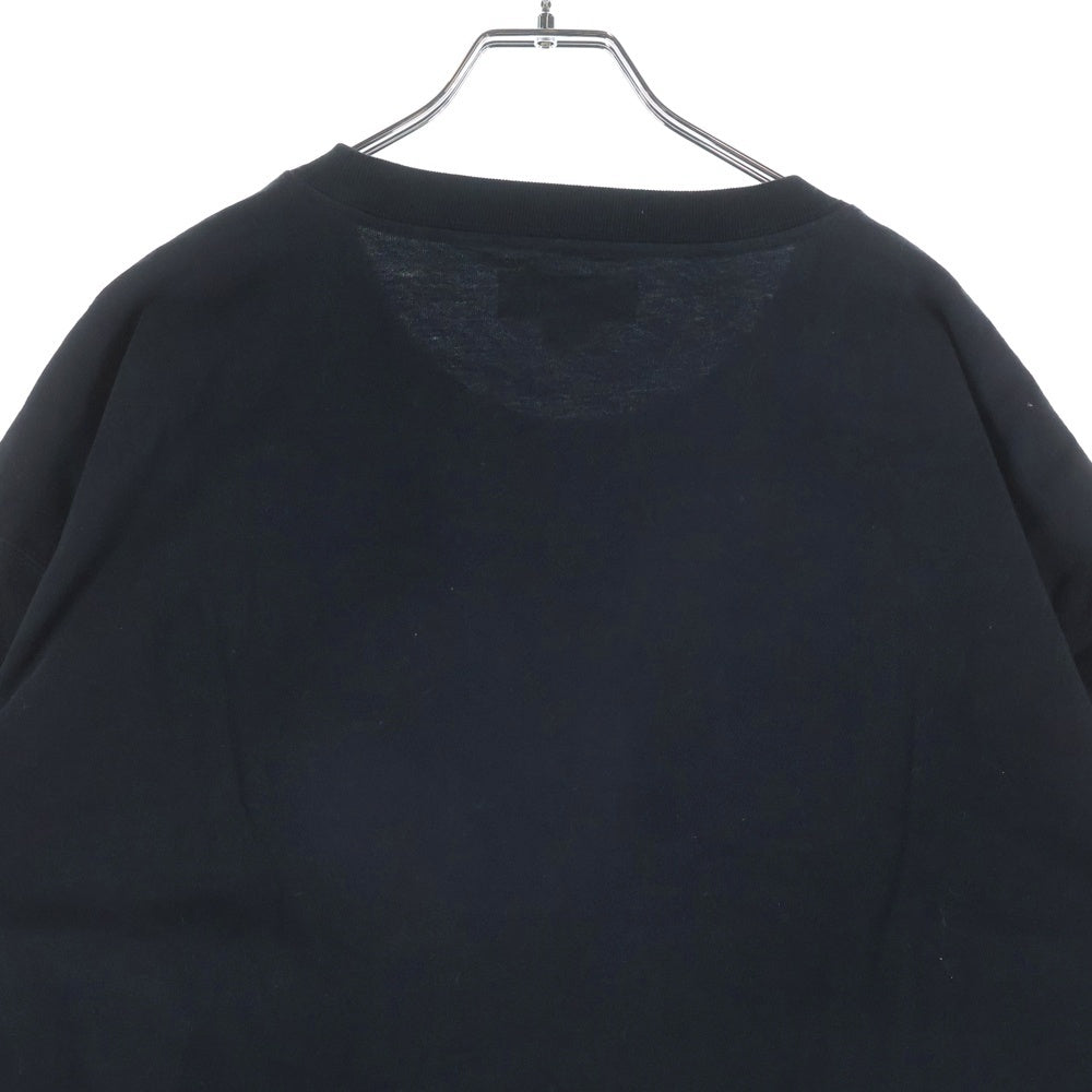 GALFY(ガルフィー) ビックロゴ 刺繍 とろけるわんわんTee 半袖カットソー ブラック