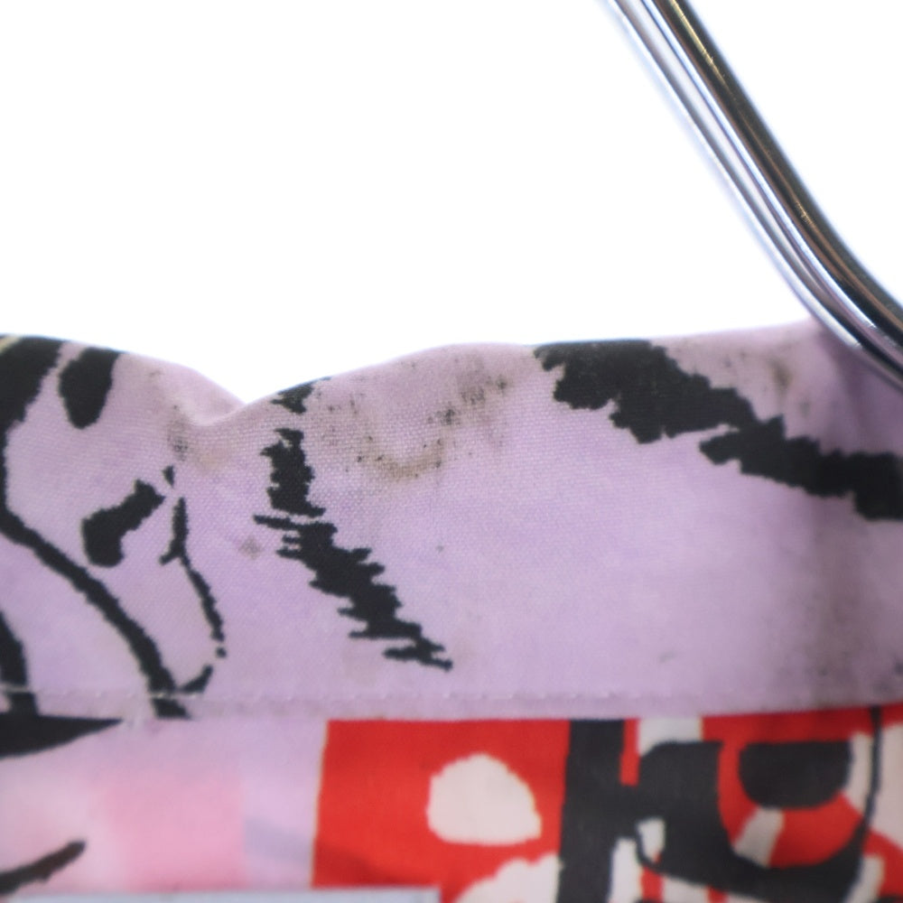THE BLACK EYE PATCH(ブラックアイパッチ) 22AW×Wacko Maria 黒眼帯 天国東京 長袖シャツ パープル