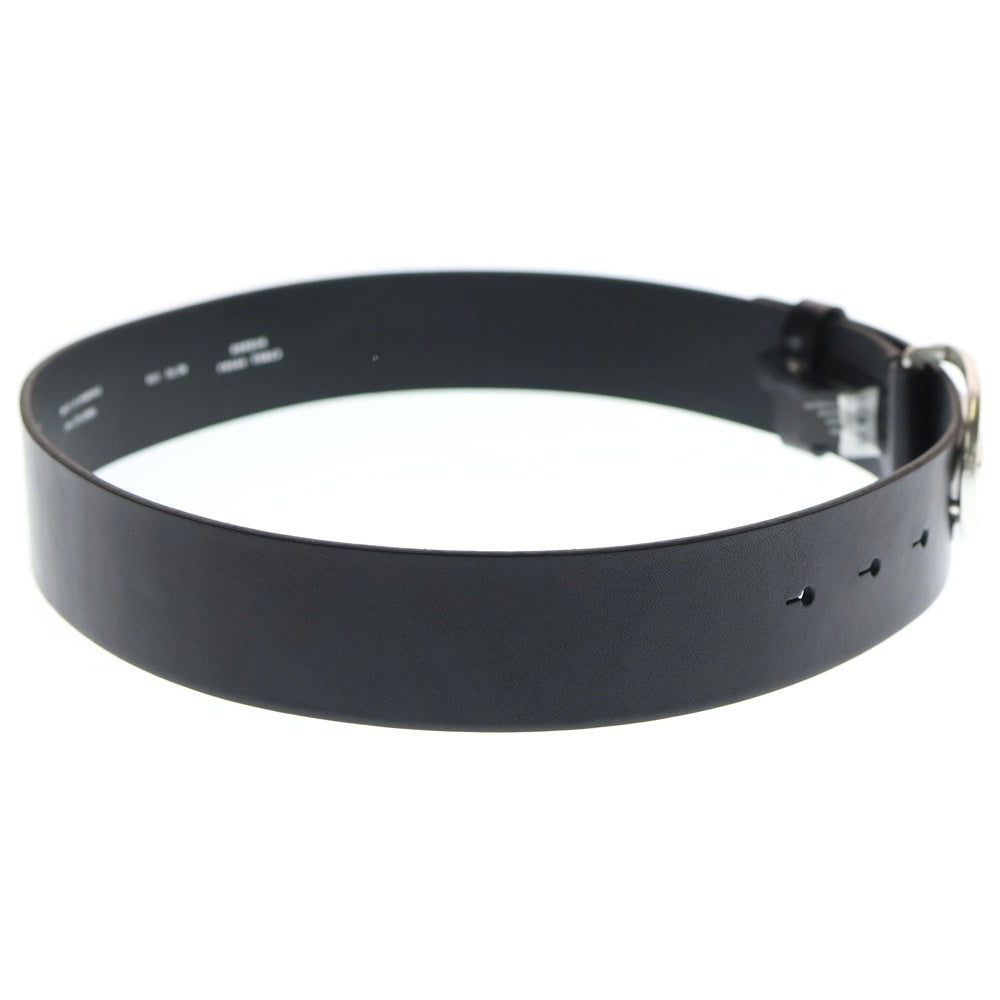 DIESEL(ディーゼル) B-1DR Dロゴバックル レザーベルト ブラック X08516