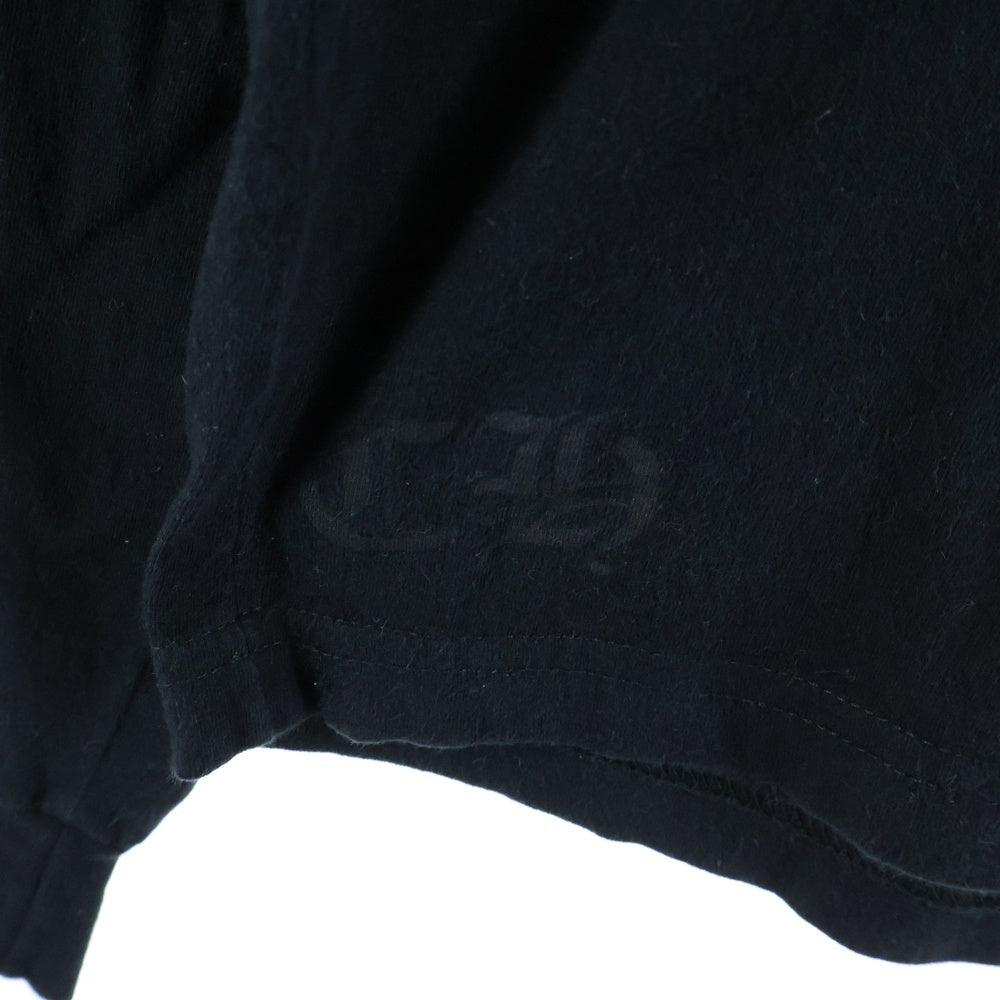 CHROME HEARTS(クロムハーツ) BACK LETTERING LOGO TEE バックレタリングロゴ 長袖Tシャツ カットソー ブラック/ピンク