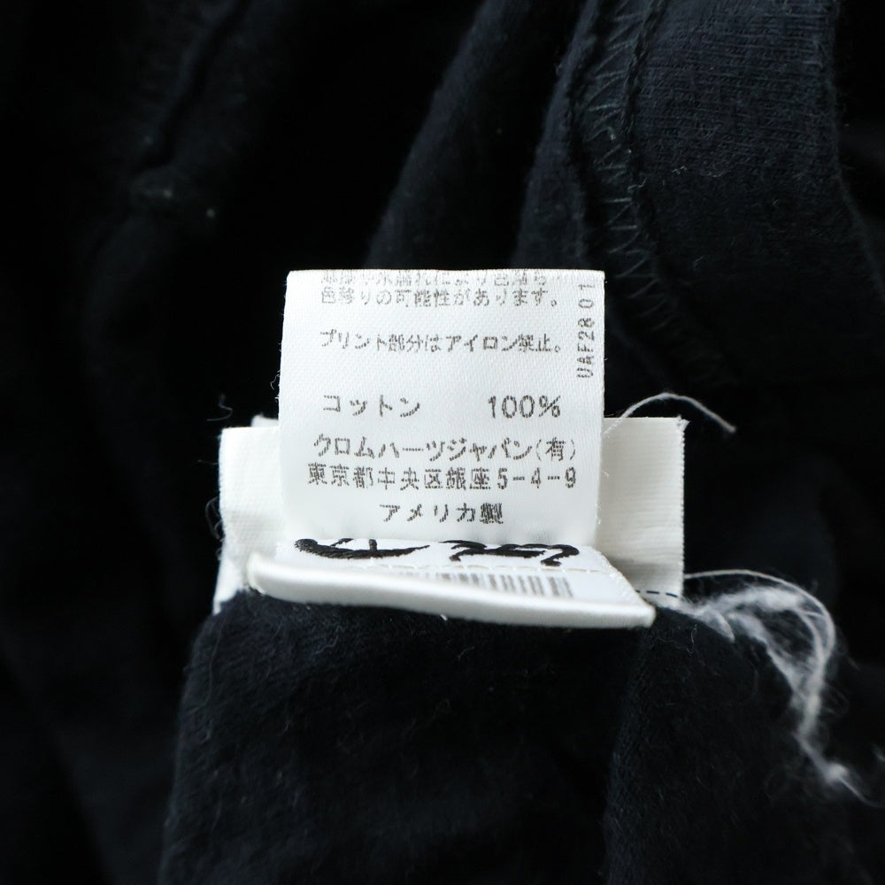 CHROME HEARTS(クロムハーツ) BACK LETTERING LOGO TEE バックレタリングロゴ 長袖Tシャツ カットソー ブラック/ピンク
