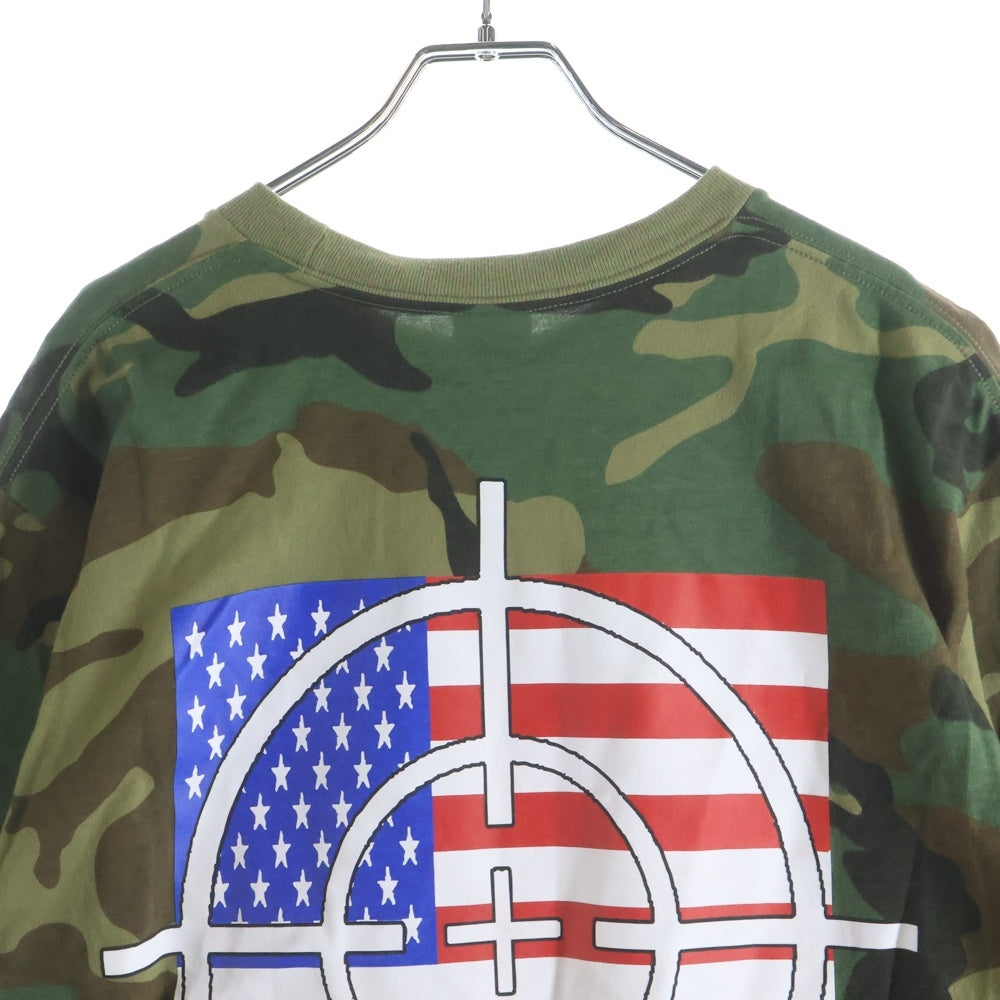 SUPREME(シュプリーム) Target Tee S/S Woodland Camo バックプリント 半袖Tシャツカットソー カモ