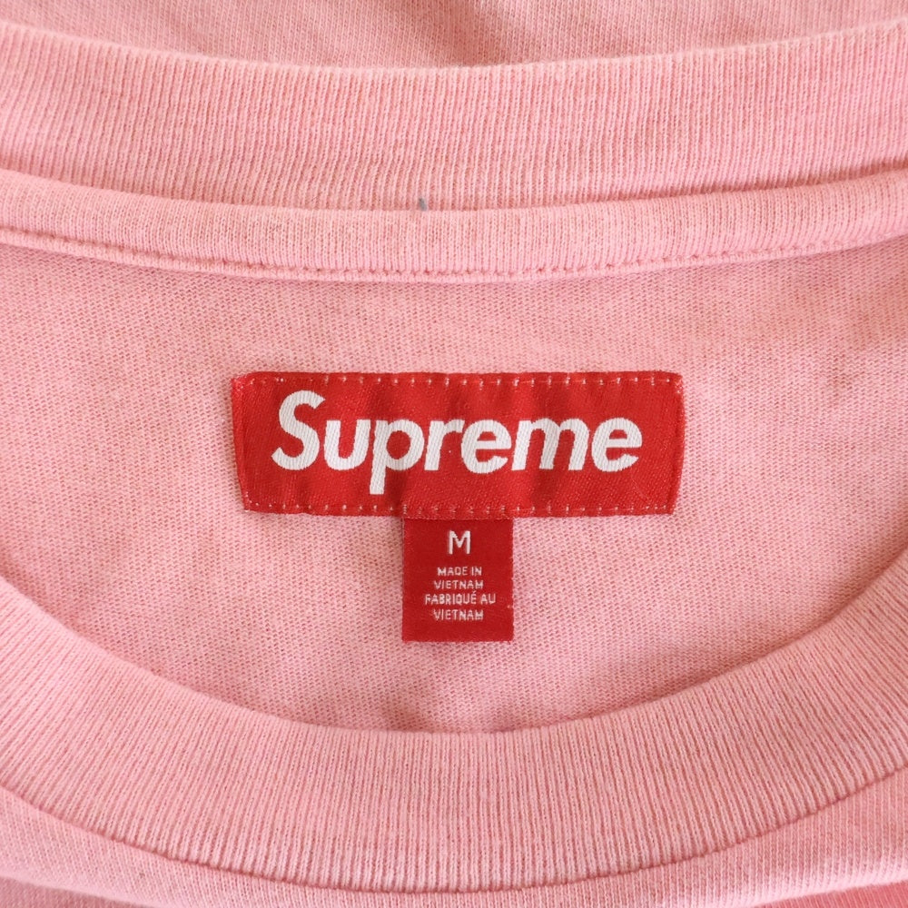SUPREME(シュプリーム) Capital S/S Top Pink フロントロゴ 半袖シャツカットソー ピンク