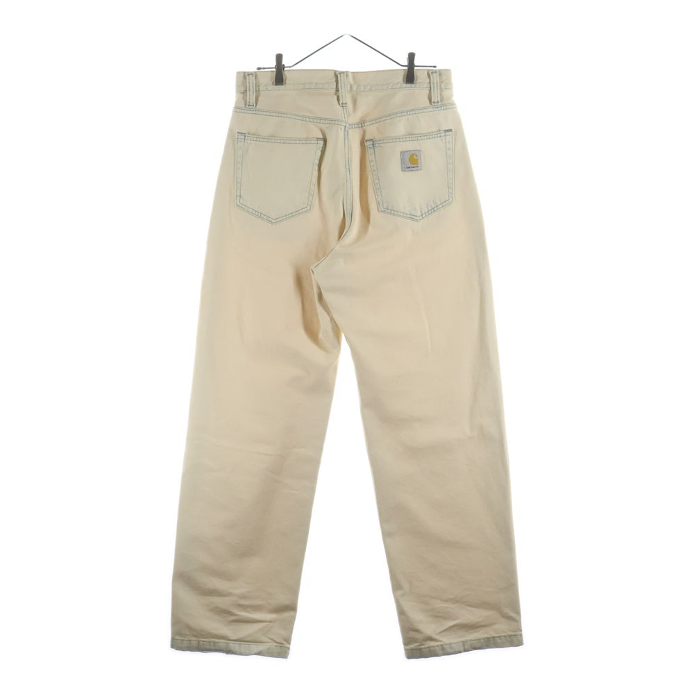 Carhartt WIP(カーハート ダブリューアイピー) London Denim Pants デニムパンツ ウォッシュ加工 ボタンフライ ライトベージュ