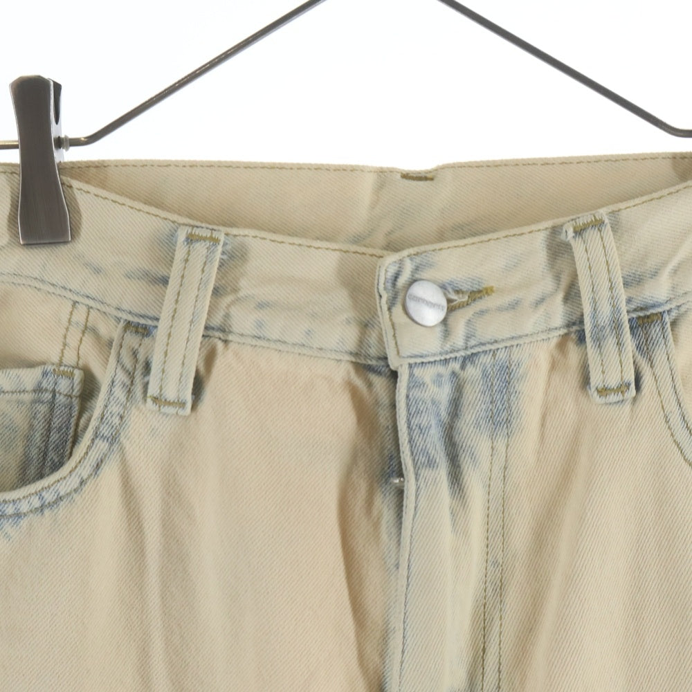Carhartt WIP(カーハート ダブリューアイピー) London Denim Pants デニムパンツ ウォッシュ加工 ボタンフライ ライトベージュ