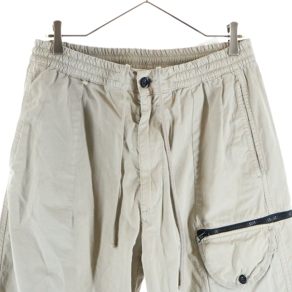 C.P. Company(シーピーカンパニー) 25SS Microreps Boxy Cargo Lens Pants カーゴパンツ コットン ベージュ 18CMPA094A 006475G