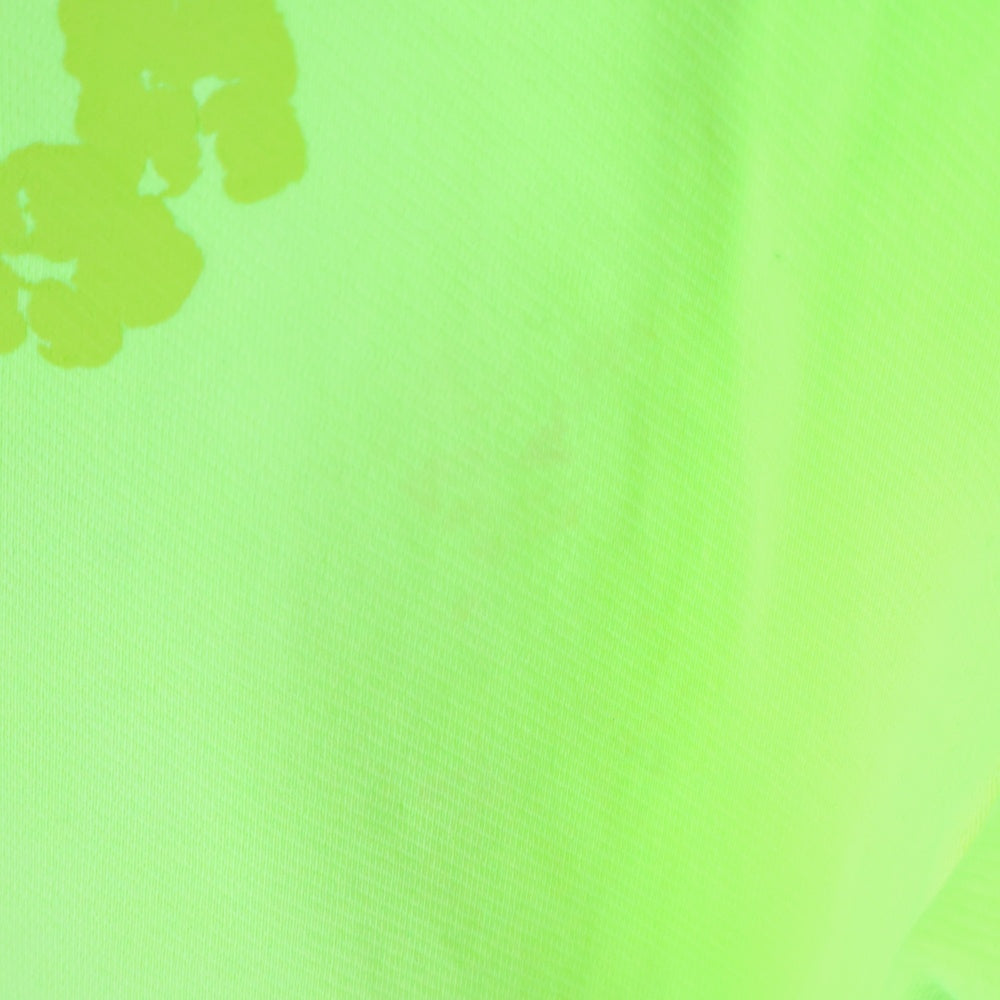 DENIM TEARS(デニムティアーズ) MONO COTTON WREATH SWEAT PANTS NEON モノ コットン スウェットパンツ ネオンイエロー