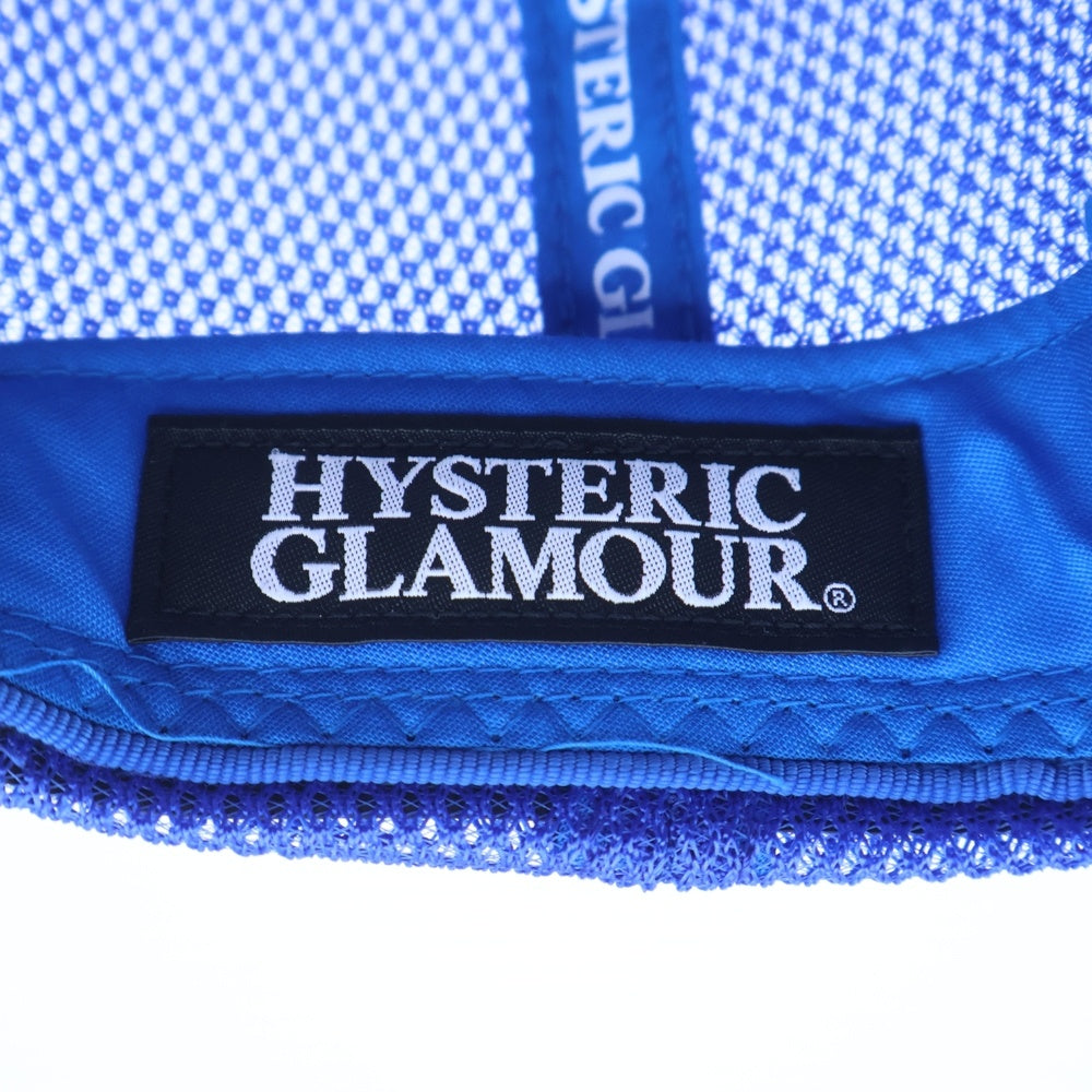 HYSTERIC GLAMOUR(ヒステリックグラマー) × ONE PIECE NAMI メッシュキャップ 帽子 ブルー 02253QH10