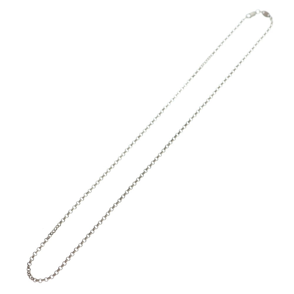 CHROME HEARTS(クロムハーツ) NECKCHAIN R18 ロールチェーンネックレス 18inch シルバー BCA083