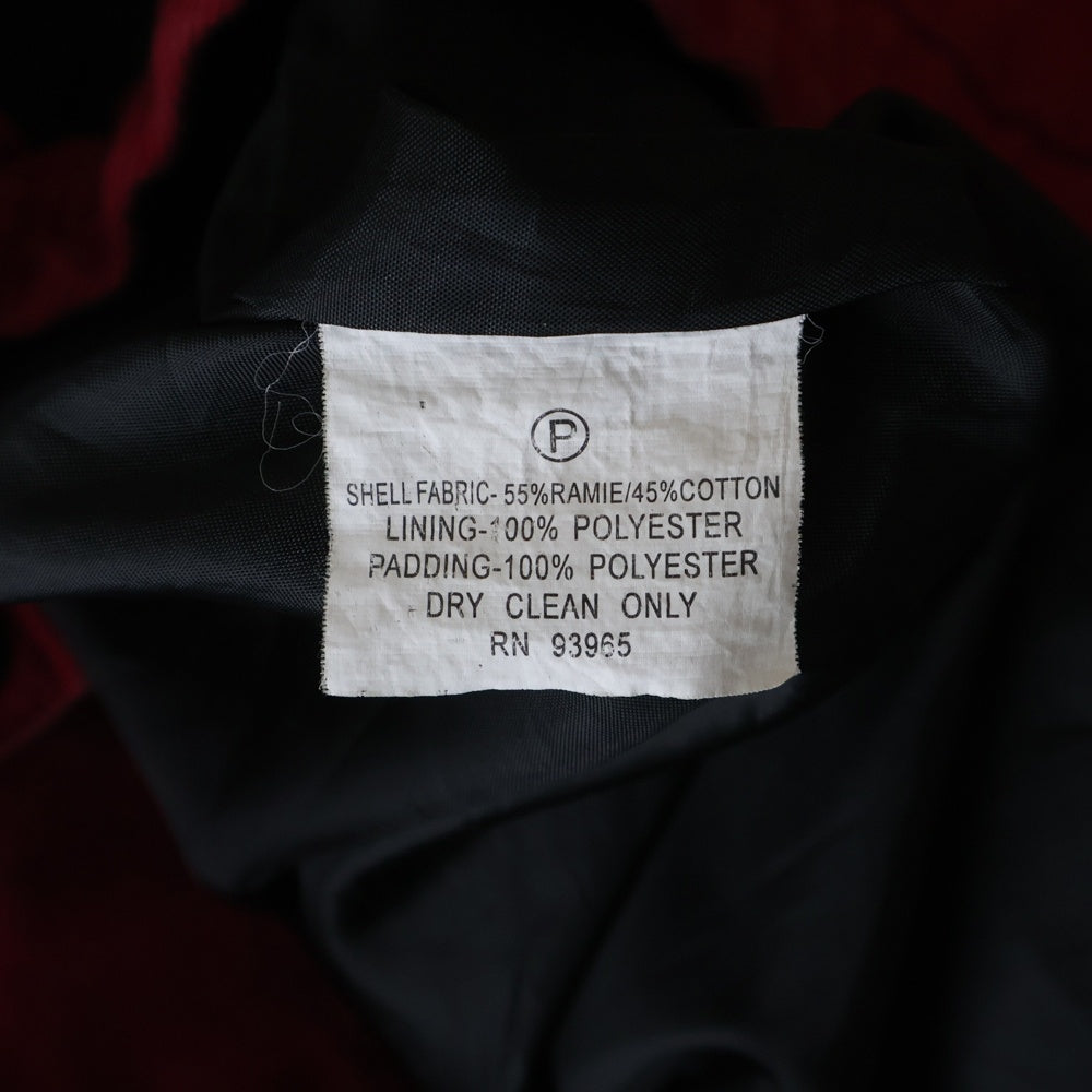 NO BRAND(ノーブランド) WINNERS CIRCLE Budweiser 両面刺繍入り レーシングジャケット レッド