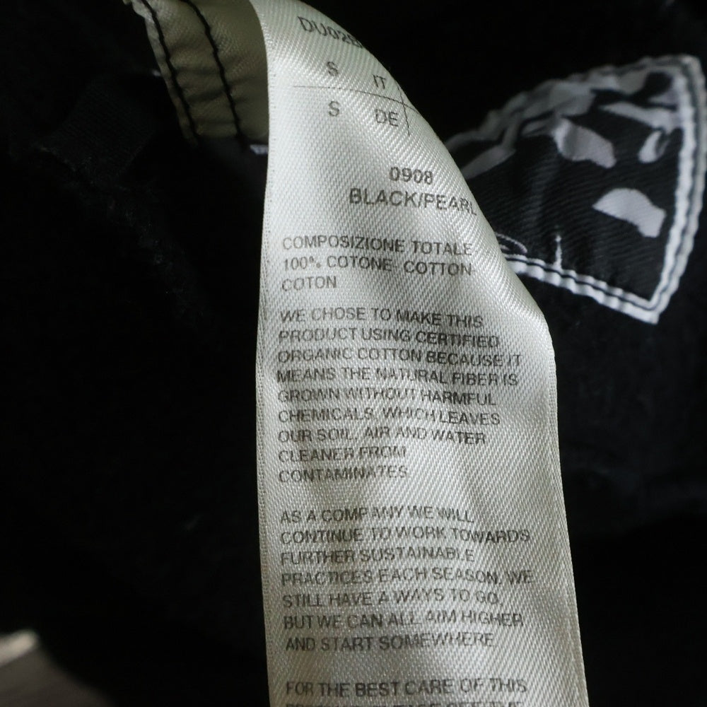 Rick Owens DRKSHDW(リックオウエンス ダークシャドウ) 22AW Jason S Hoodie ジップアップパーカー フーディー ブラック DU02B4276-FEP1