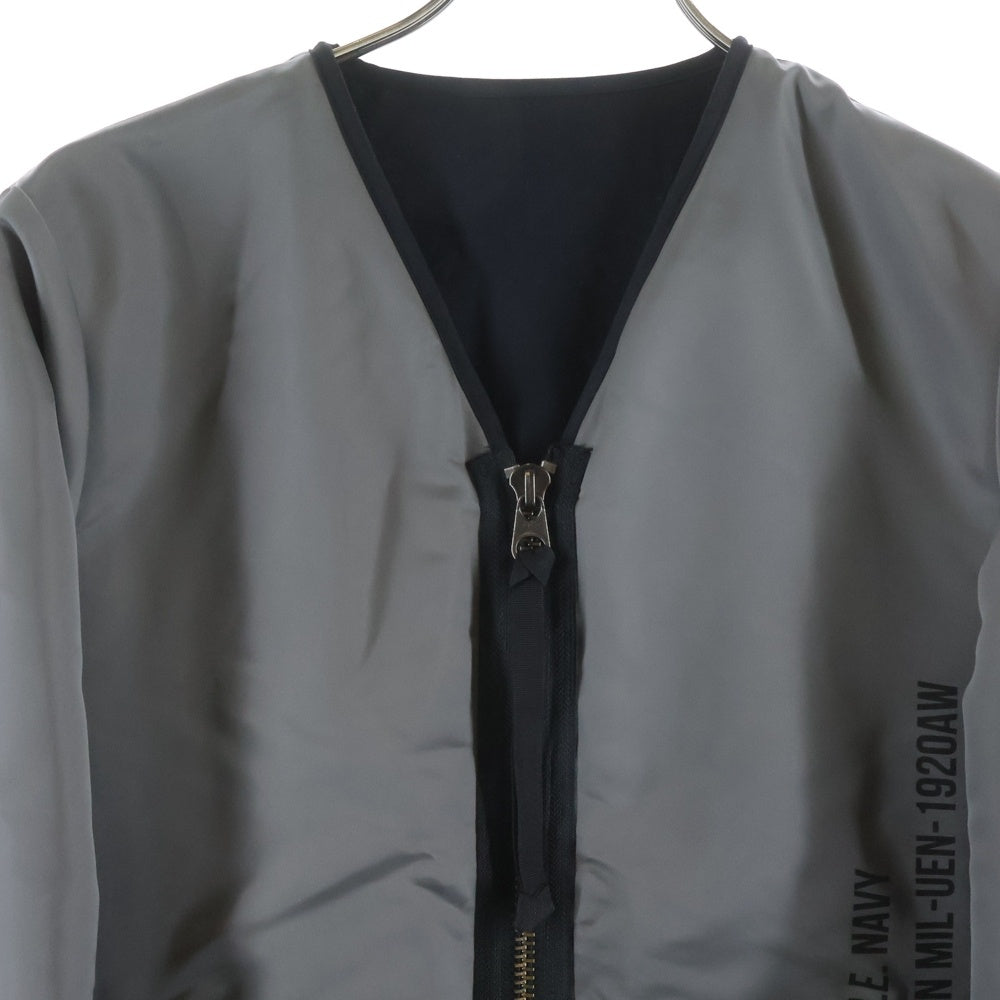 UNIFORM EXPERIMENT(ユニフォームエクスペリメント) 19-20AW COLLECTION #2 REVERSIBLE ZIP LINER Thinsulate Ex-Soft リバーシブル ジップライナー 中綿入りジャケット UE-192006