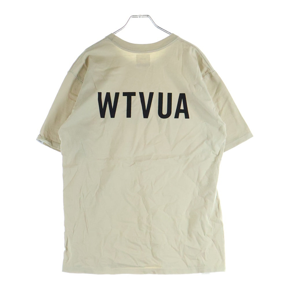 WTAPS(ダブルタップス) SCREEN TEE 両面プリント 半袖Tシャツ カットソー ベージュ